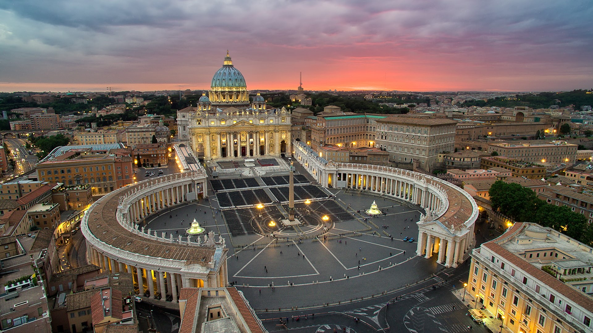vatican, surrounded, state, hd, catholic, headquarters, church, roman, city, 1080P, desktop, italy, rome, HD Wallpaper