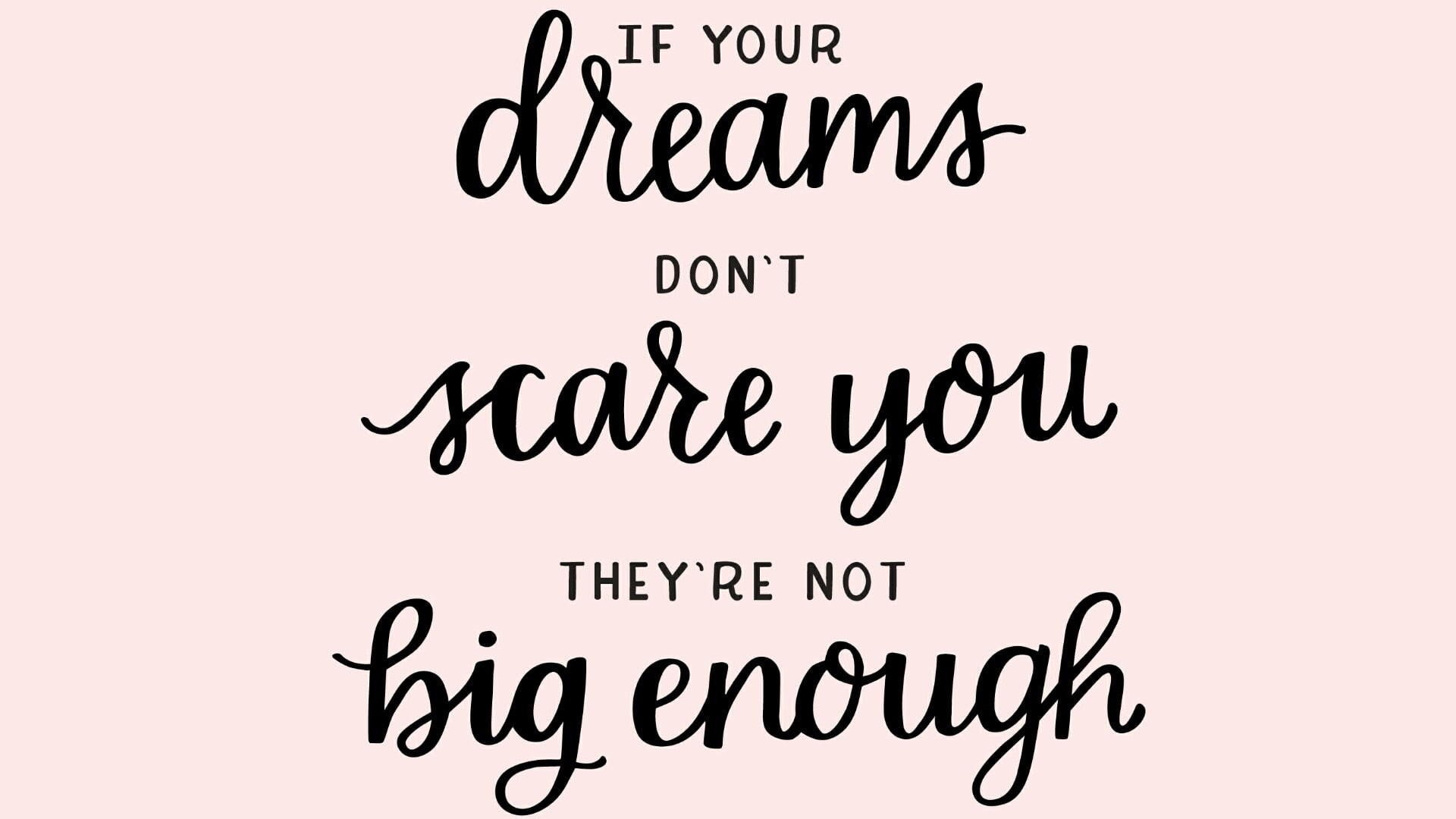 scare, motivating, 1080P, quote, dreams, motivation, HD Wallpaper