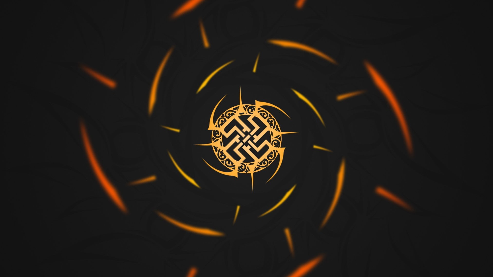 swastika, abstract, 1080P, Tribal, minimalism, logo, HD Wallpaper