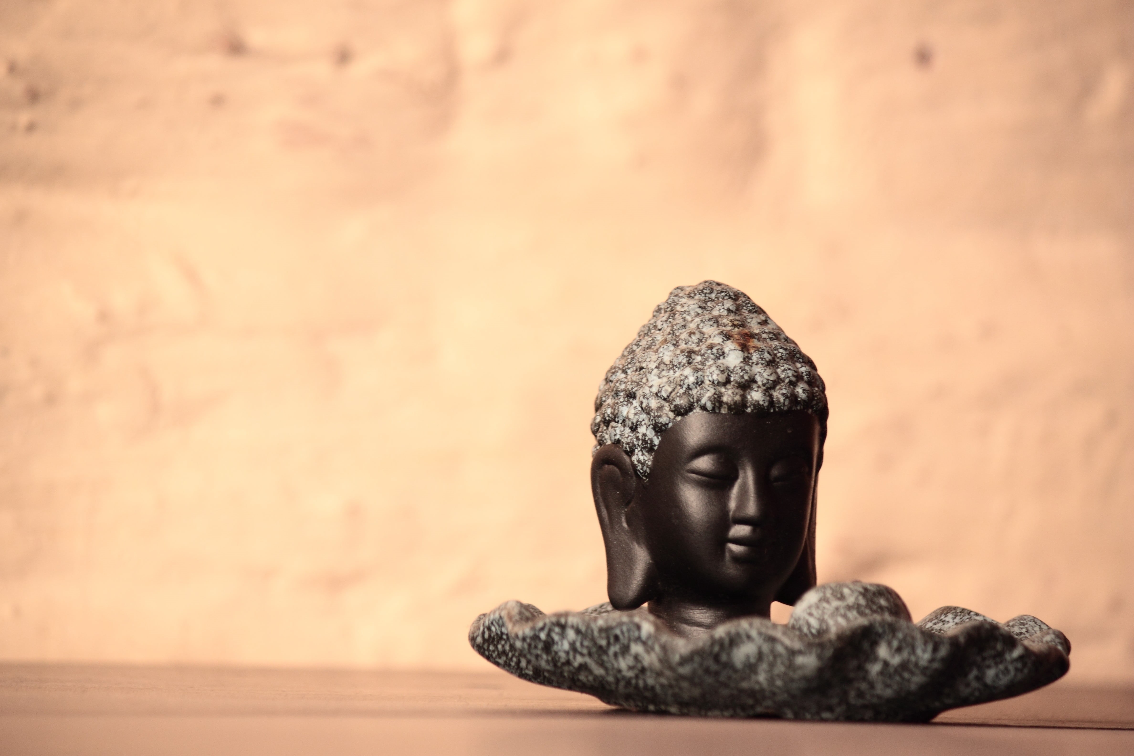 no people, copy space, human representation, statue, daikin buddha, sculpture, head, shallow, solid, incense, deity, focus, art and craft, buddhist, buddha, HD Wallpaper