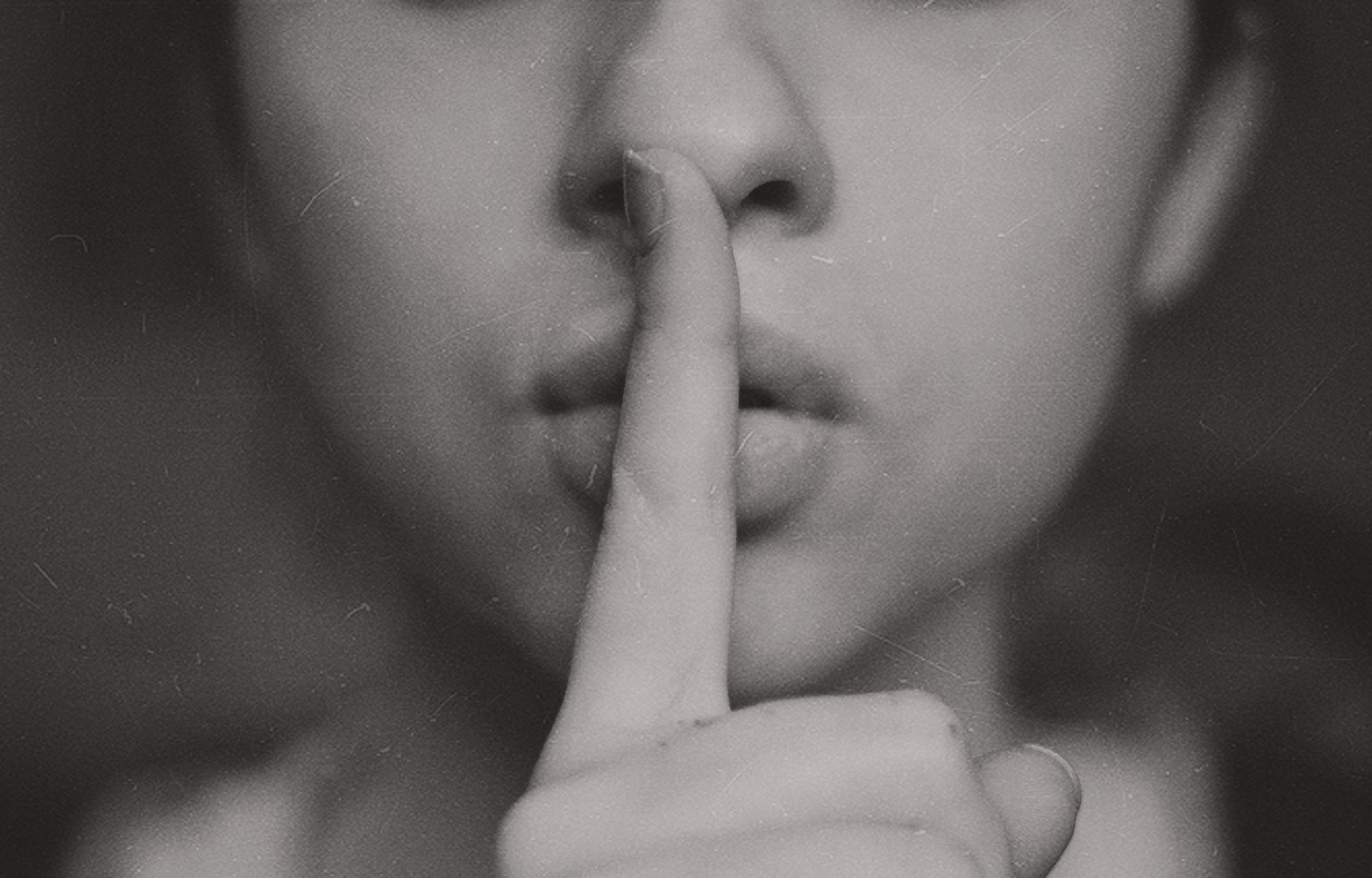 woman, silent, shh, quiet, hush, human finger, face, finger, human lips, front view, sign, whisper, 4K, finger on lips, human body part, human hand, lady, HD Wallpaper