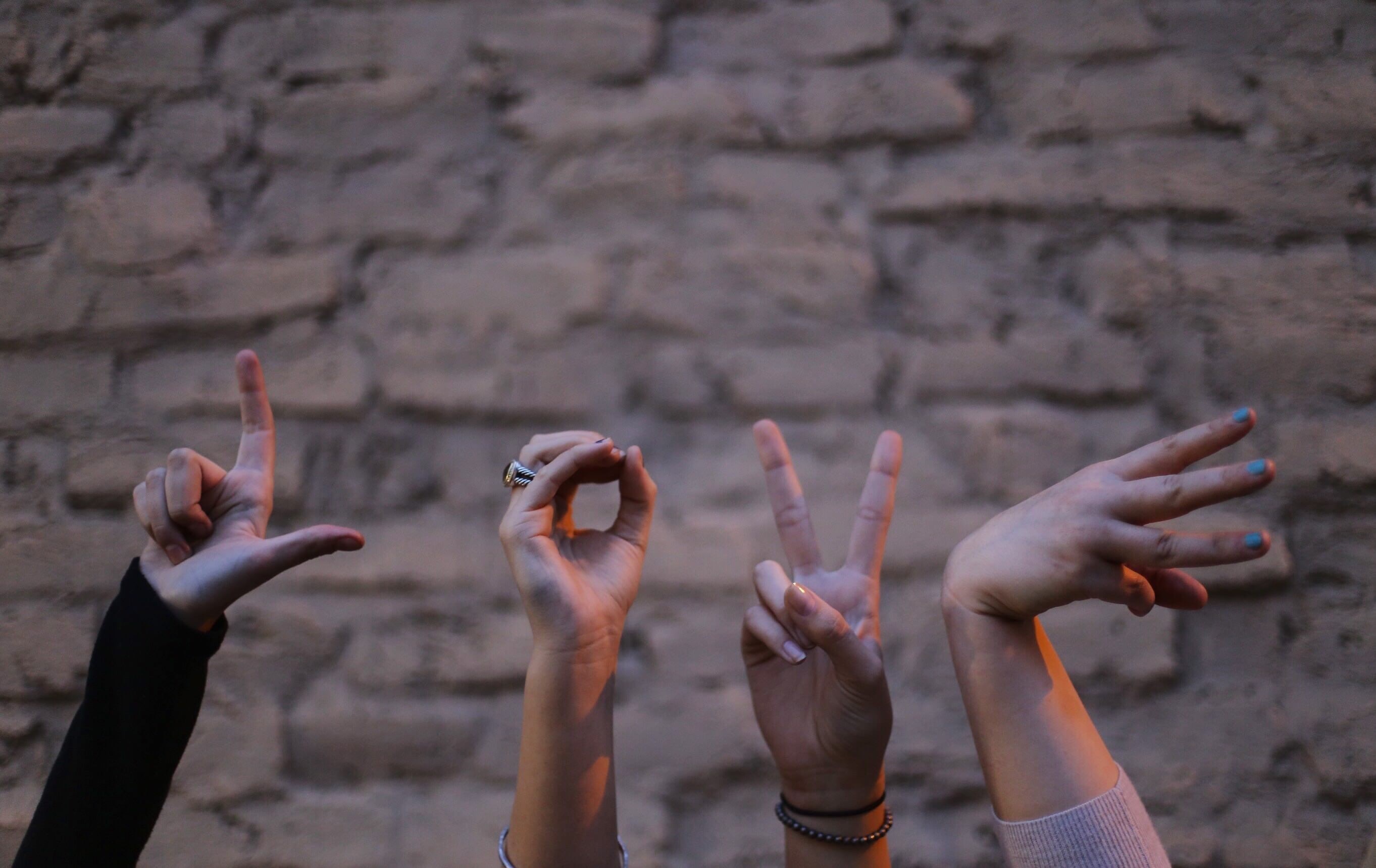 human finger, people, fingers, gestures, love, arms raised, group of people, human limb, finger, human hand, human arm, real people, togetherness, focus on foreground, HD Wallpaper
