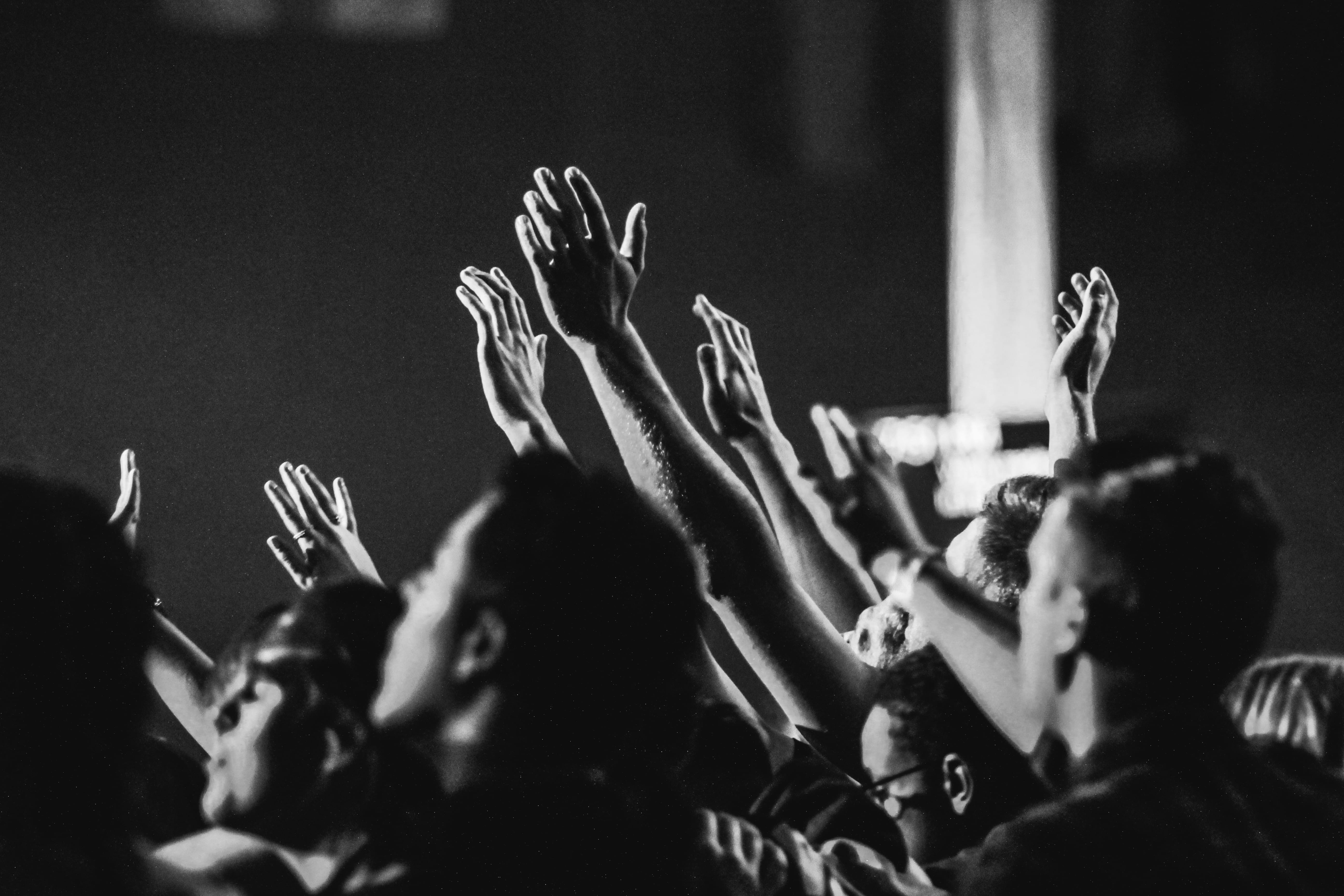 adult, positive emotion, arms raised, arts culture and entertainment, group of people, human body part, crowd, body part, hands, event, human arm, 5K, HD Wallpaper