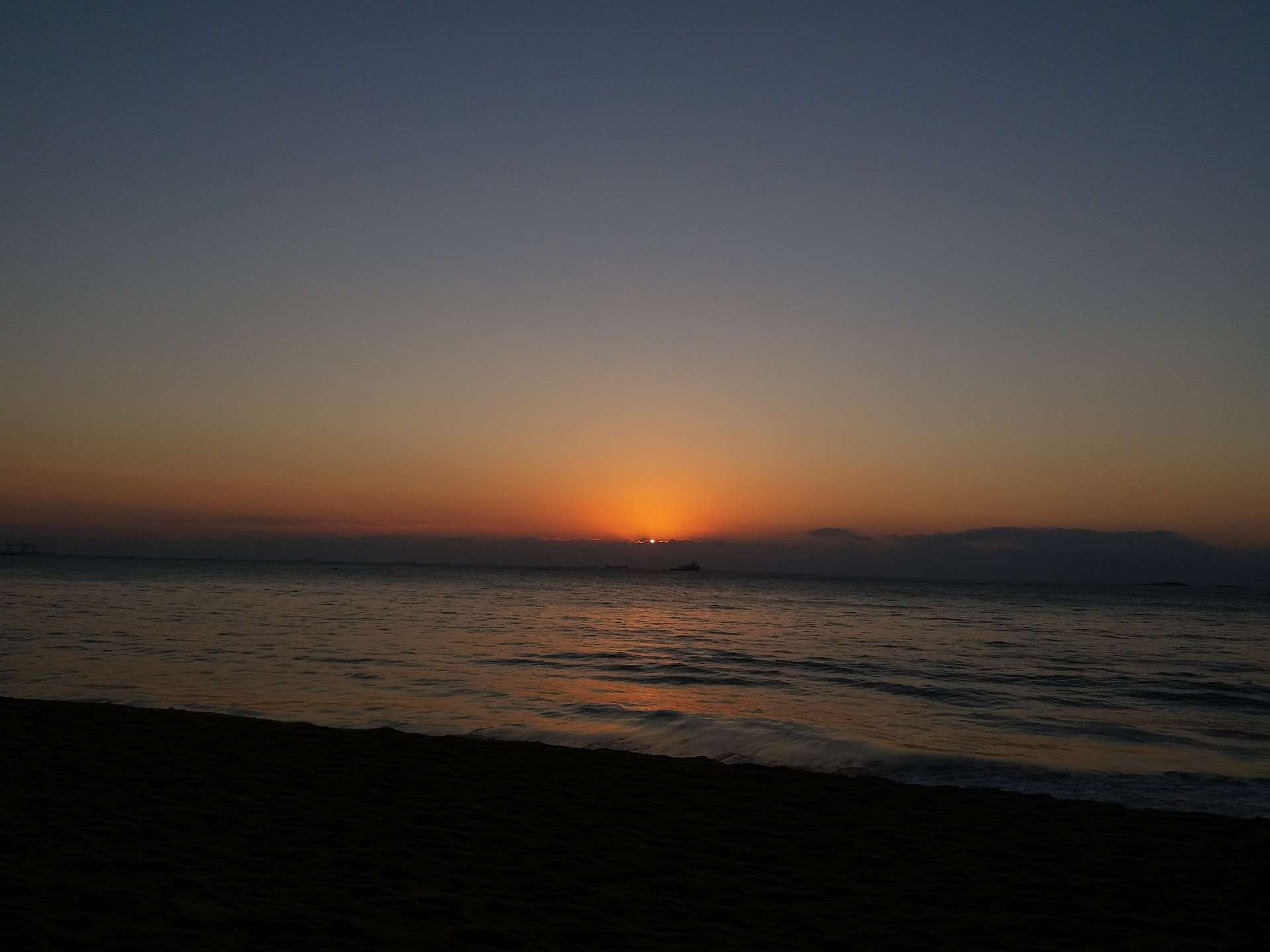 brasil, land, holy spirit, nature, tranquility, 1080P, no people, itapo, beauty in nature, sea, sunset, water, clear sky, old village, idyllic, copy space, HD Wallpaper