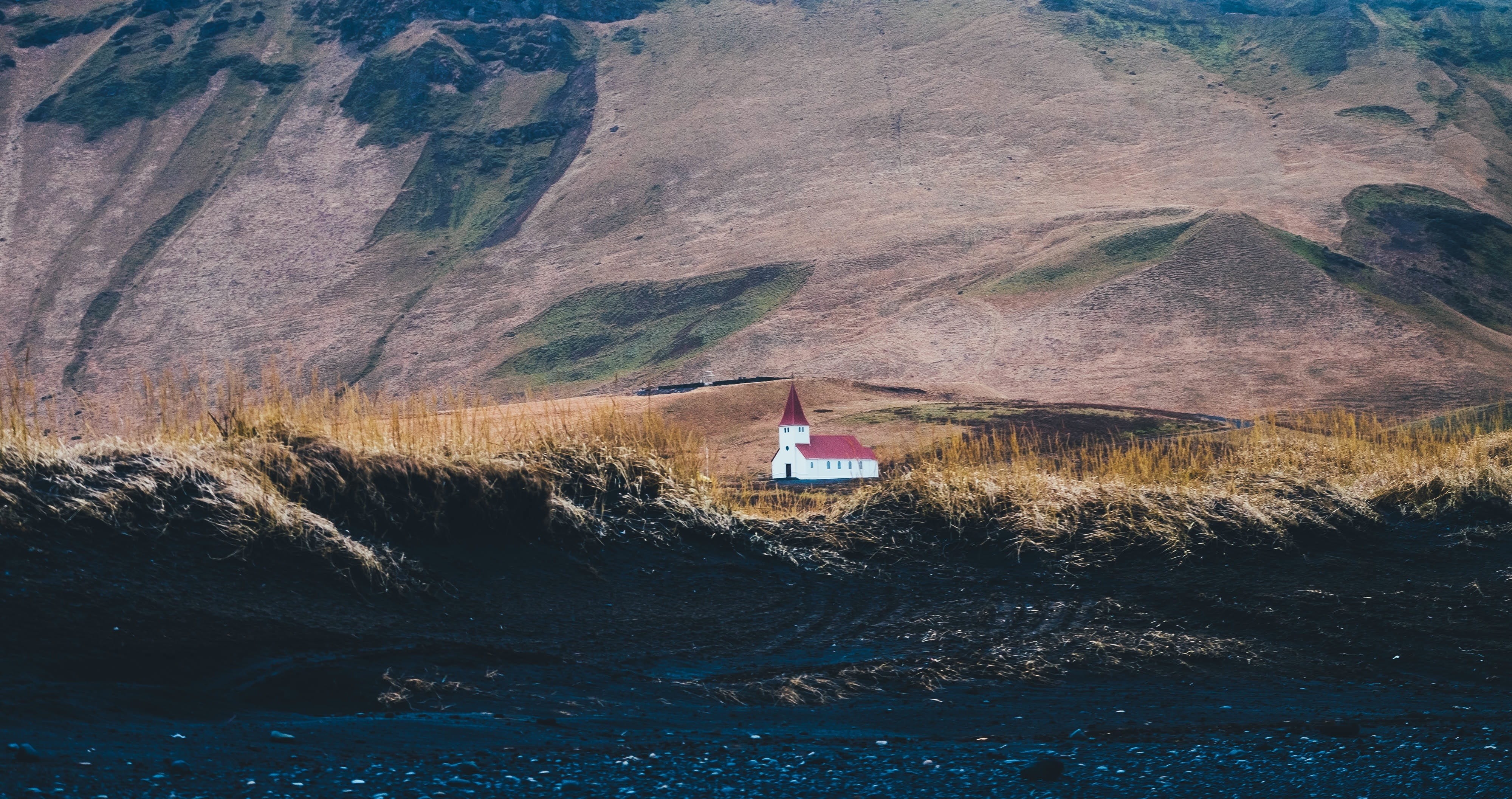 god, christianity, landscape, land, mountain, no people, waterfront, water, catholic, tranquility, holy spirit, mode of transportation, buildings, architecture, HD Wallpaper