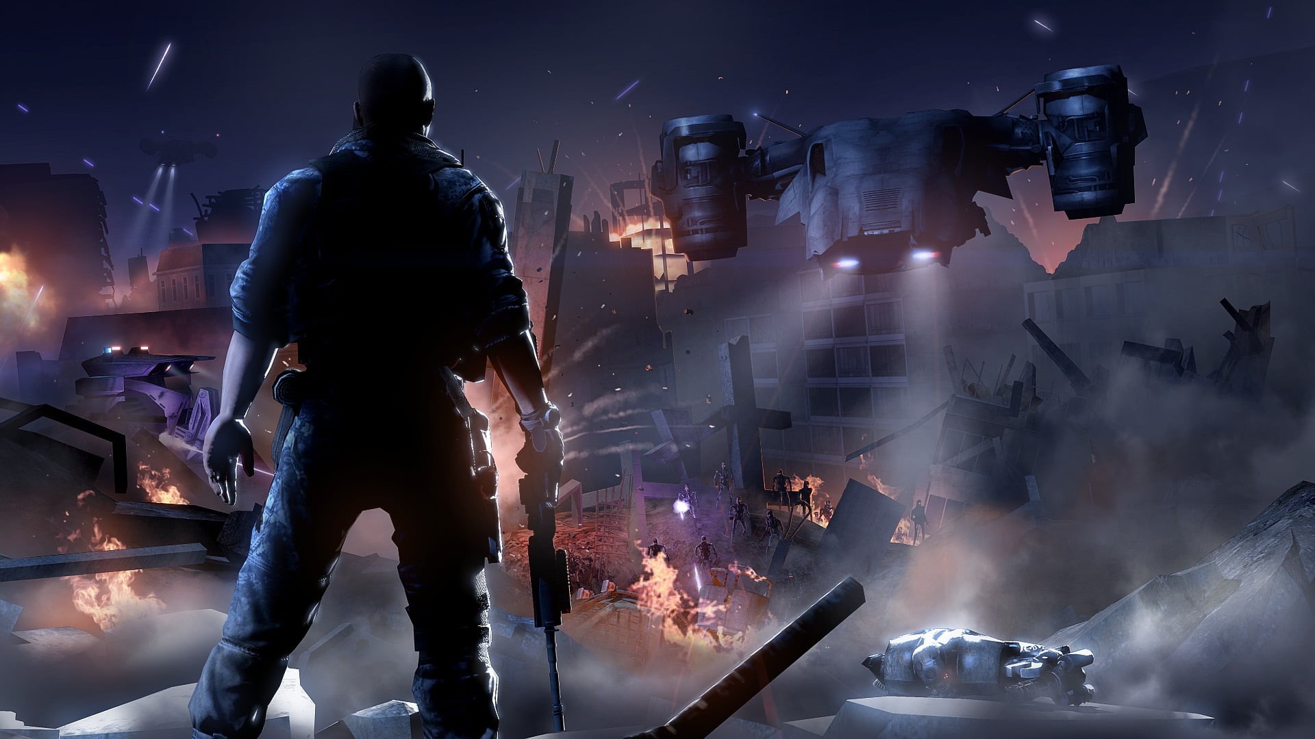 soldier, aggression, Skynet, young adult, art, performance, group of people, arts culture and entertainment, music, fan, standing, architecture, illustration, HD Wallpaper