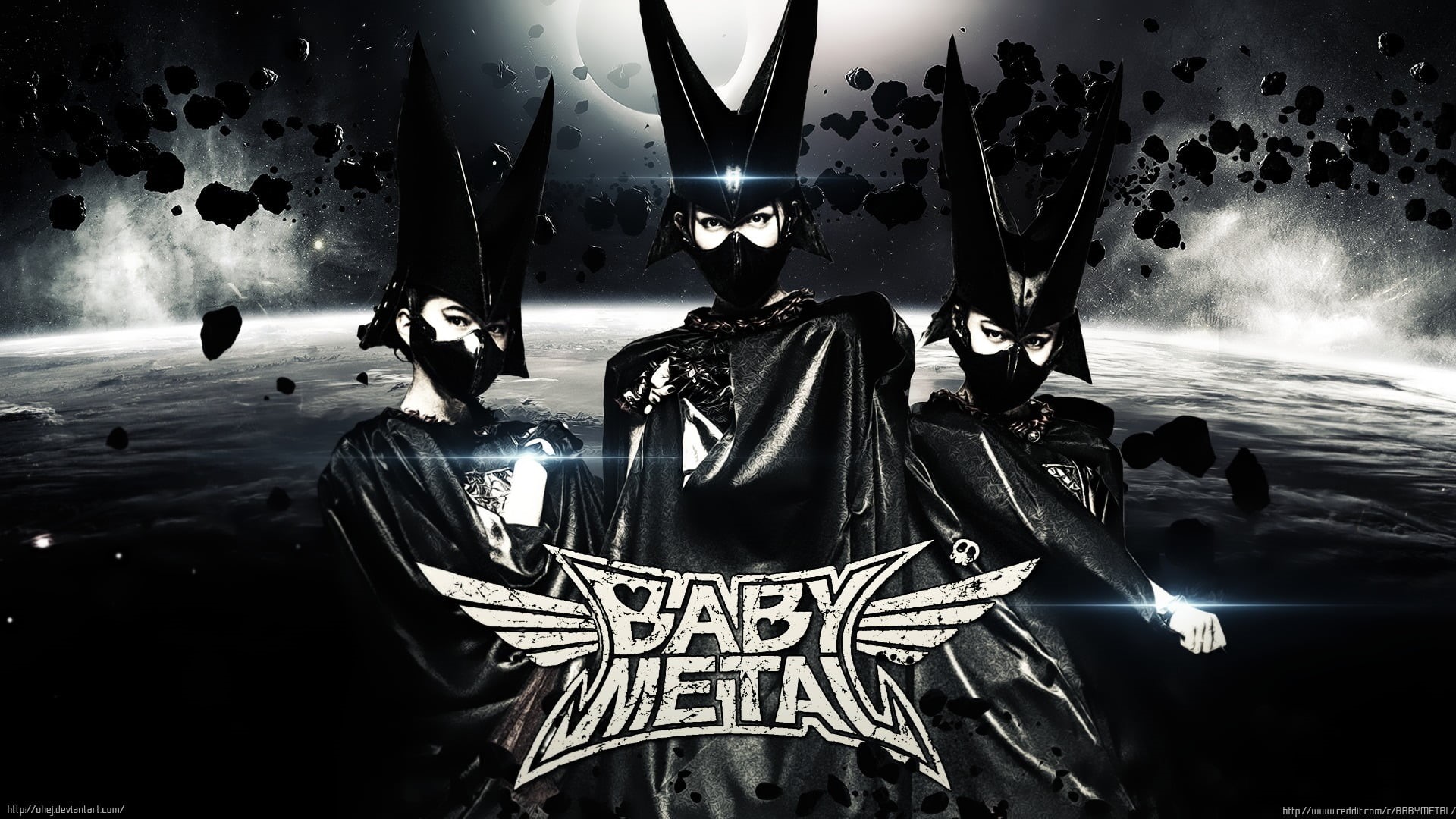 Yui-METAL, water, Idol, sculpture, built structure, Moa-METAL, 1080P, creativity, nature, human representation, indoors, craft, transportation, Babymetal, HD Wallpaper