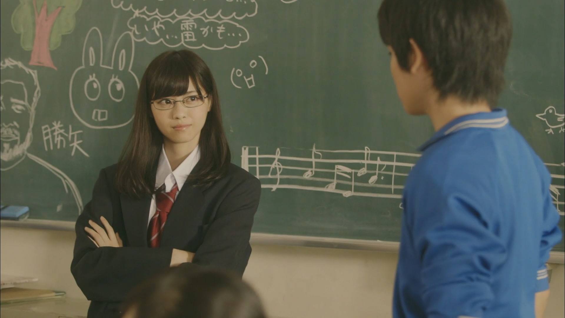 people, front view, waist up, learning, board, men, Japanese, 1080P, two people, communication, hairstyle, blackboard, young adult, adult, Nogizaka46, HD Wallpaper