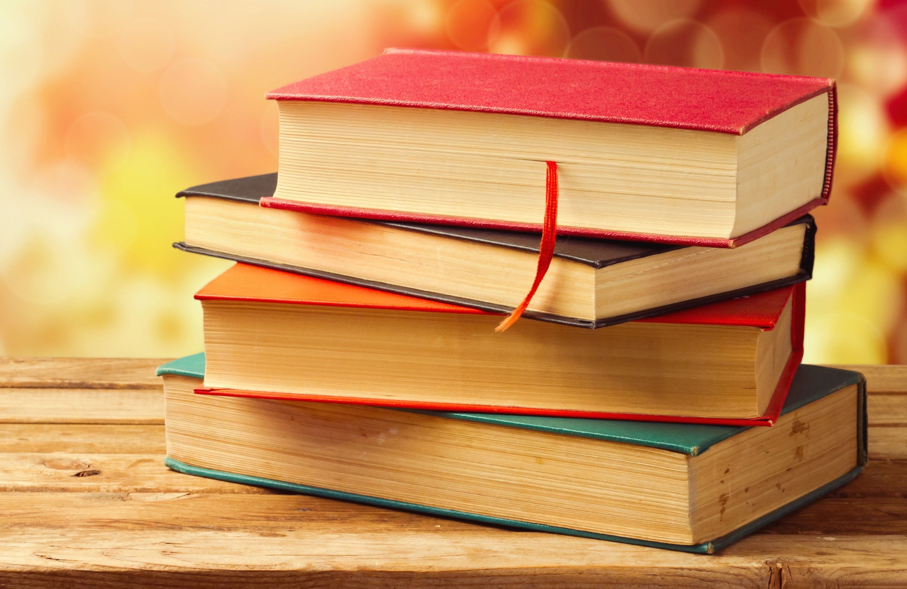heap, still life, literature, Board, four, red, textbook, close-up, cover, 2K, science, wisdom, old-fashioned, group of Objects, education, focus on foreground, HD Wallpaper