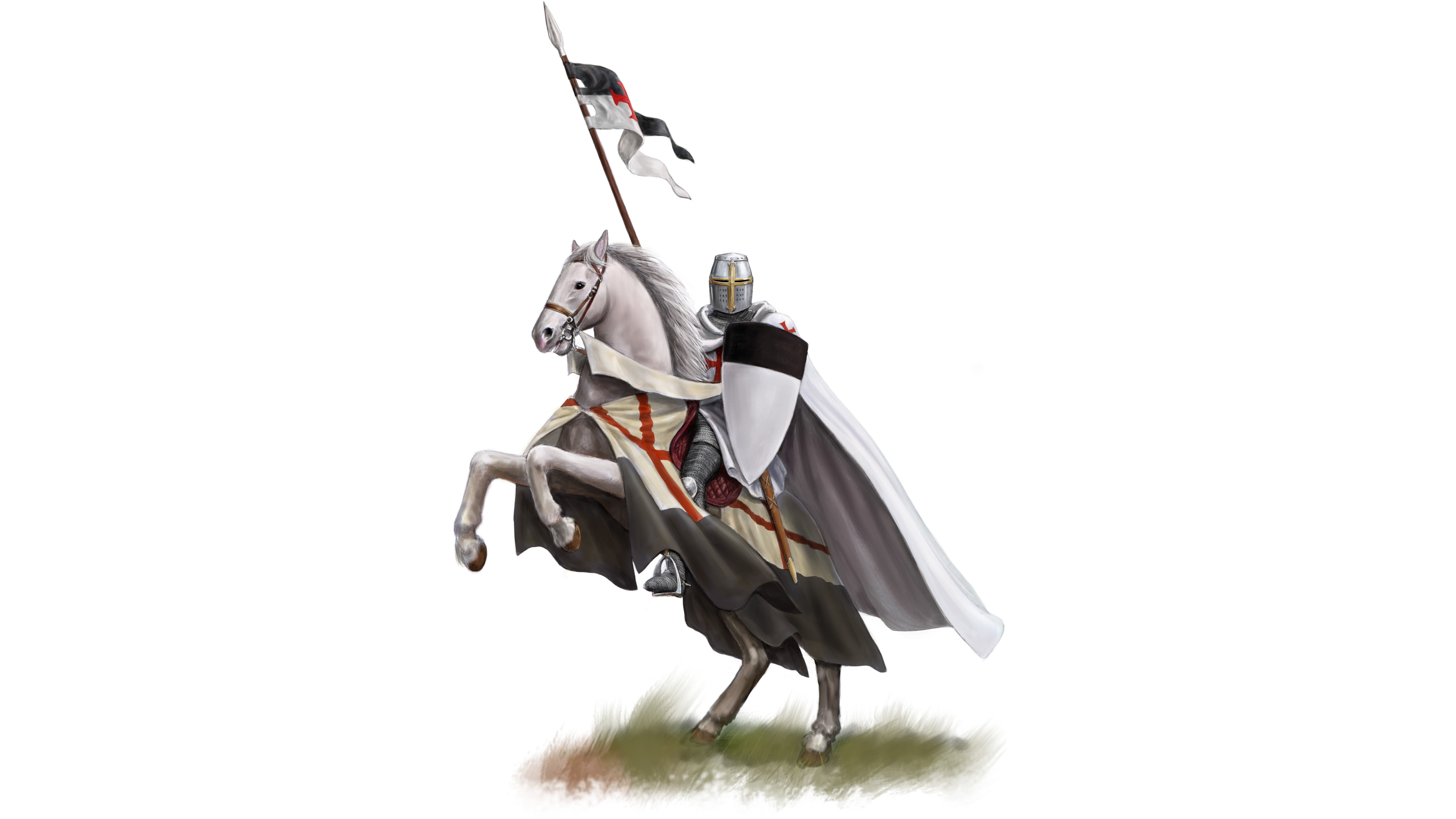 shield, God Niv, Not to us o Lord not to us but to your name give glorifying, crusades, holy crusades, knight templary, spear, pearls, sword, honrades, HD Wallpaper