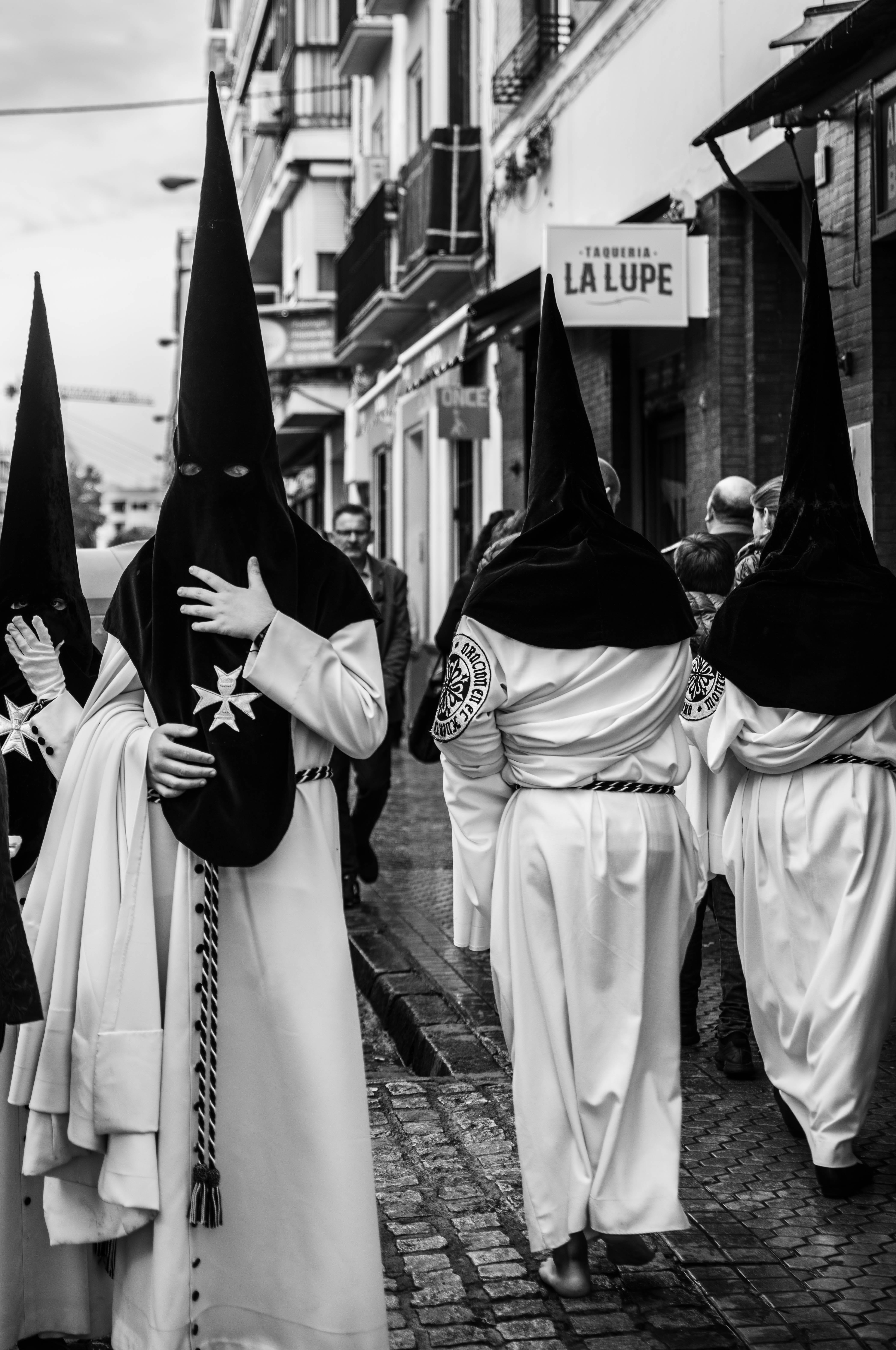 robe, real people, celebration, group of people, festival, black, 5K, overcoat, pedestrian, flag, shoe, masks, human, apparel, head, unrecognizable person, Phone HD Wallpaper