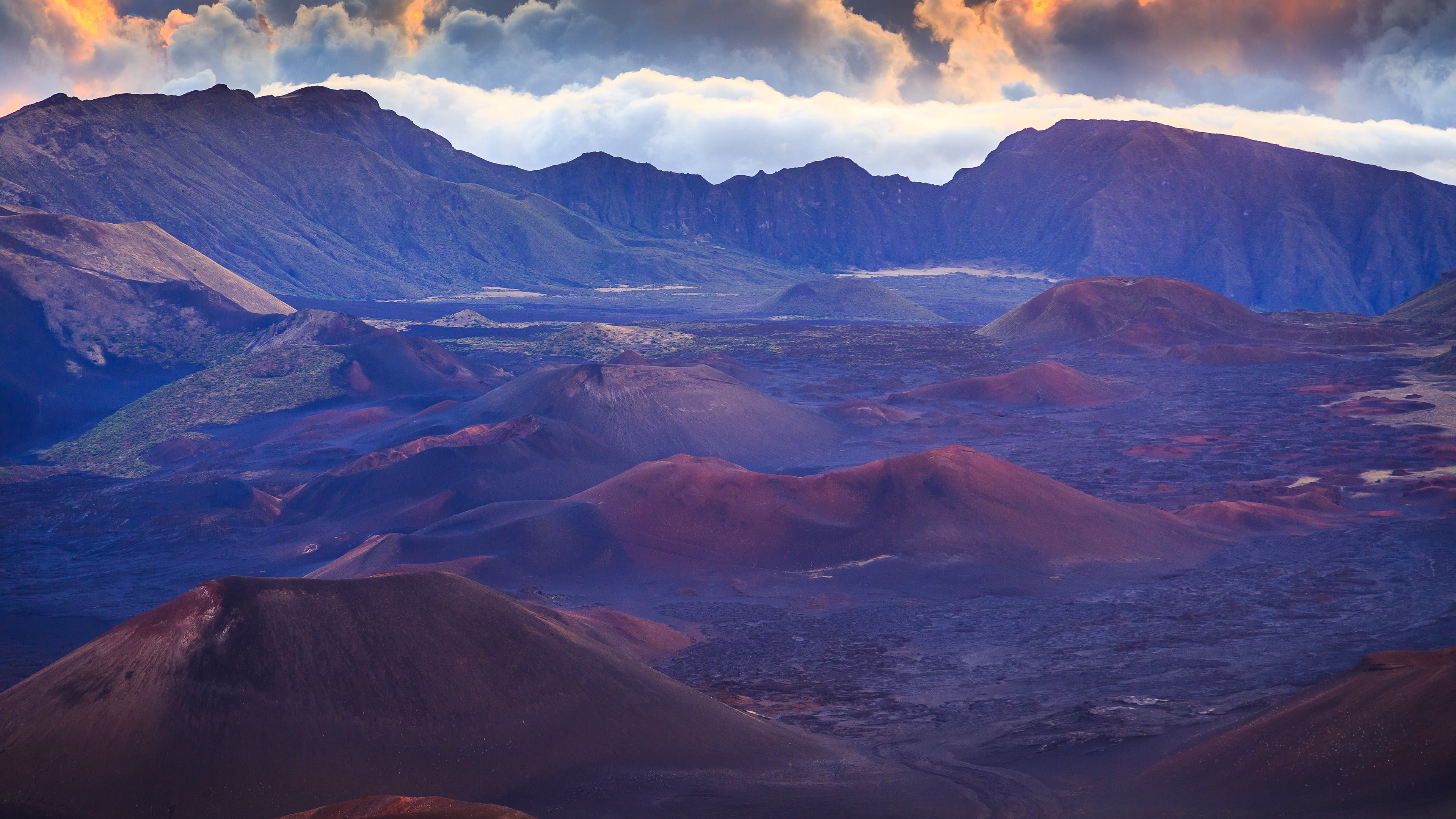 sky, scenics - nature, outdoors, geology, formation, Hawaii, valley, no people, volcanic crater, hill, majestic, nature, red, ladakh Region, tourism, summer, HD Wallpaper