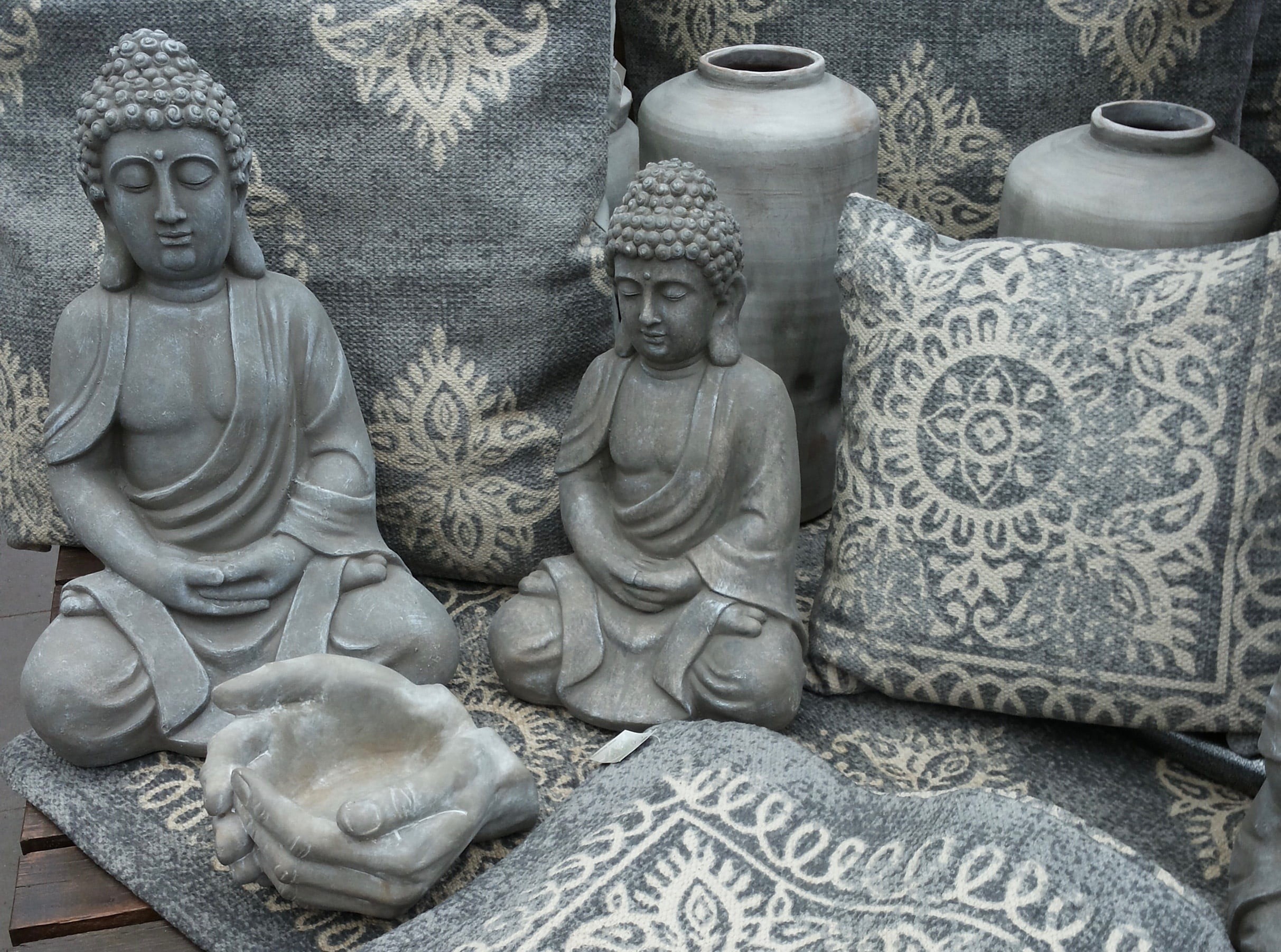 stone, statue, buddha, stone sculpture, human representation, relax, place of worship, hand, religion, built structure, buddha figure, white, old, two, HD Wallpaper
