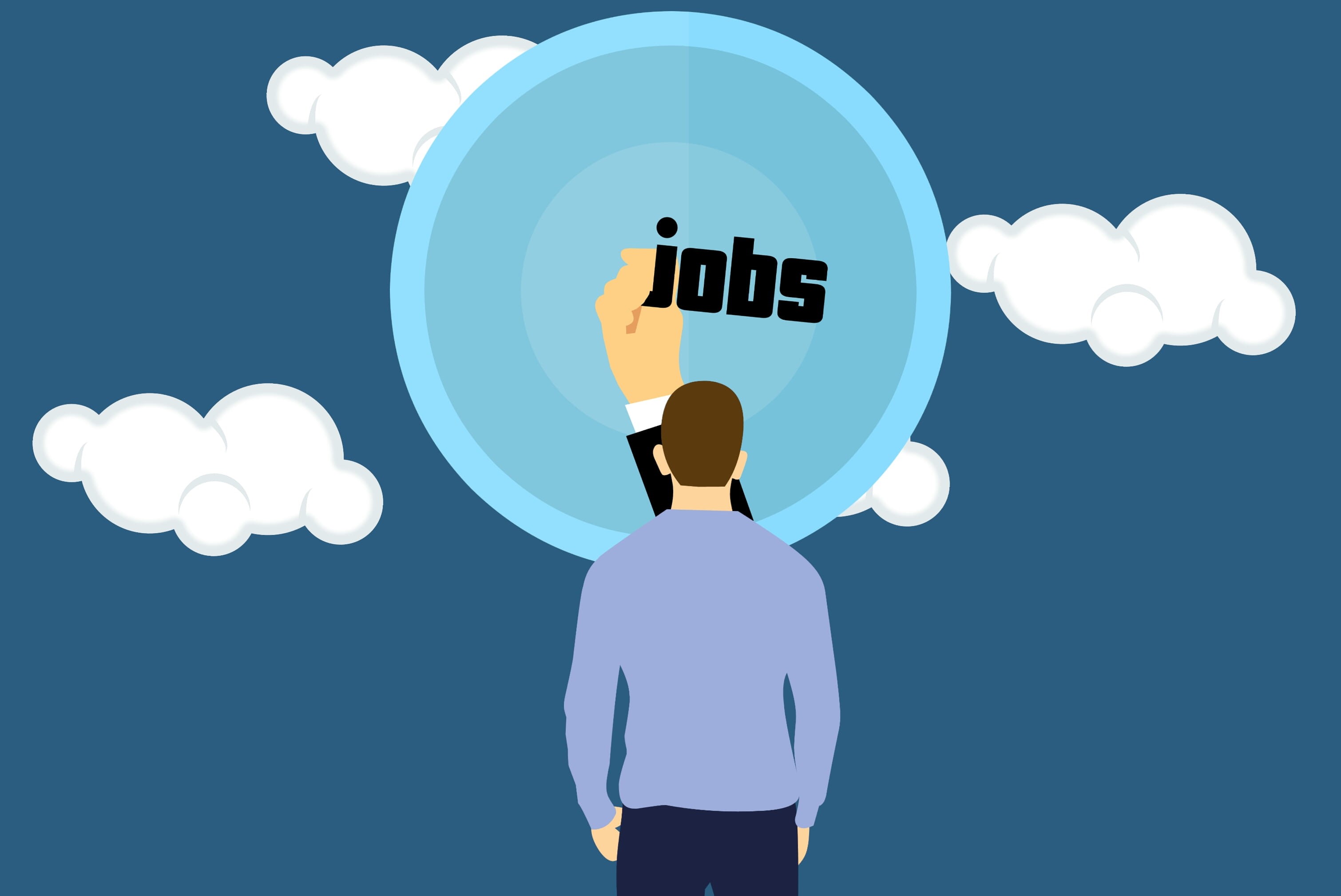 thinking, imagination, computer icon, business, hand, seeker, creative, males, one person, job, fresh graduate, illustration, ads, communication, man, symbol, HD Wallpaper