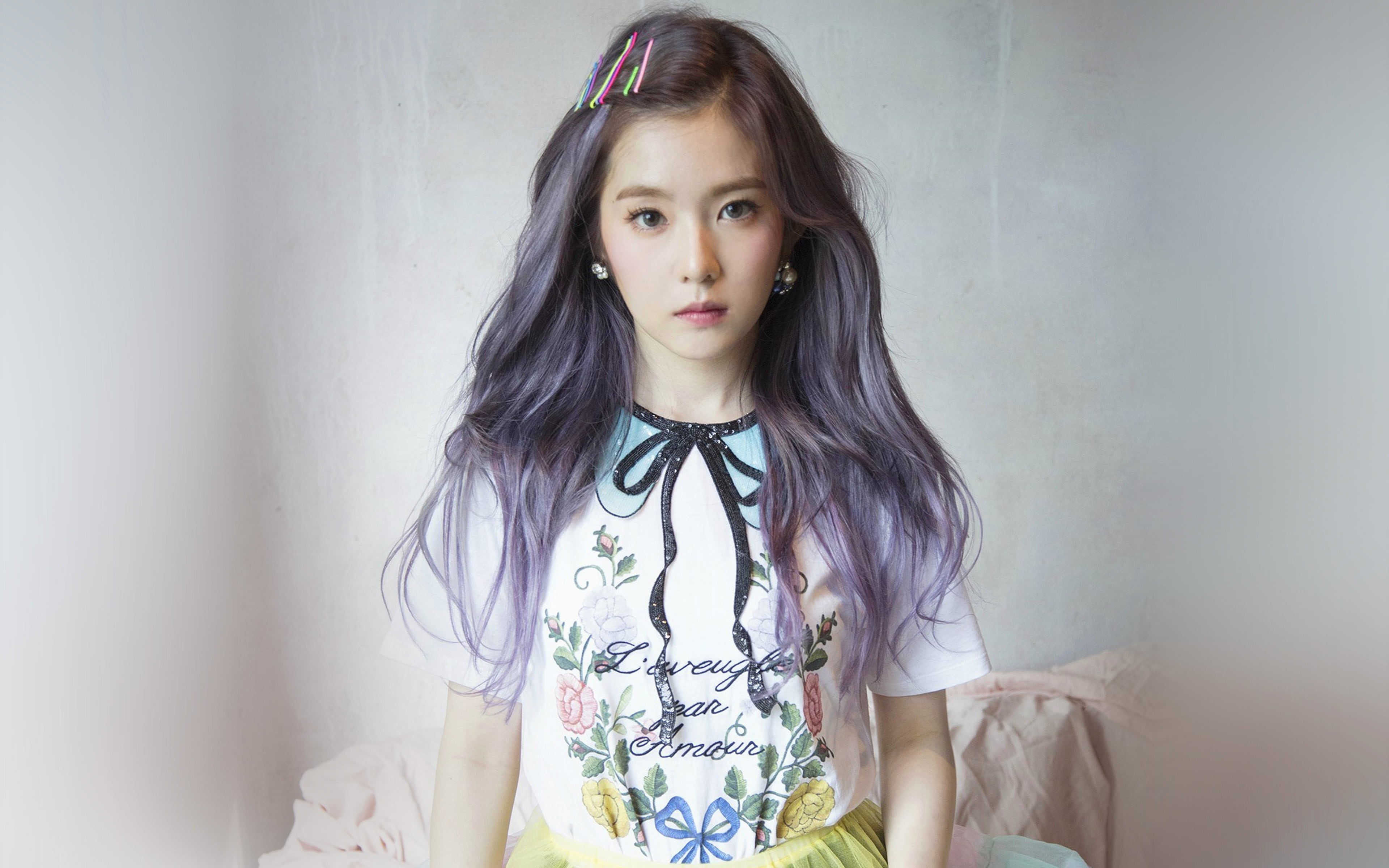 beauty, hair, standing, clothing, adult, indoors, teenager, long hair, wall - building feature, casual clothing, portrait, kpop, doll, girl, hairstyle, HD Wallpaper
