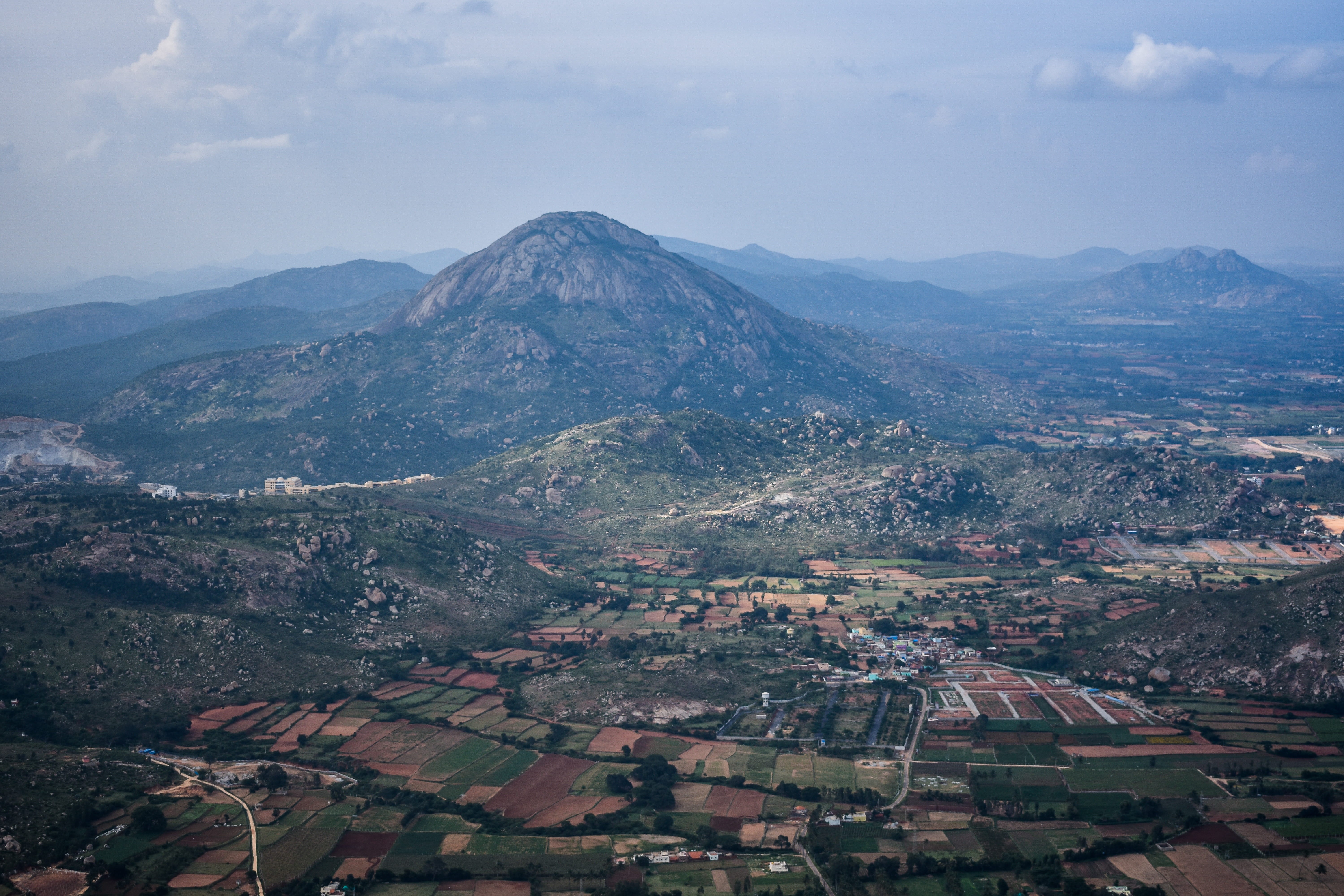 nandi, patchwork landscape, hillscape, hill, hillside, scenics - nature, agriculture, day, fields, mountain range, tranquility, s, rural, scenery, cloud, HD Wallpaper