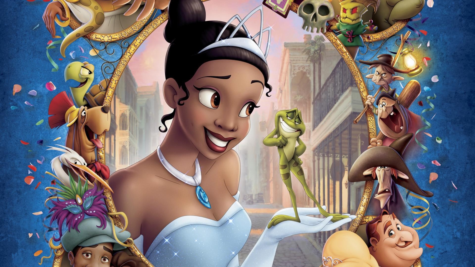 movies, illustration, princess, disney, s, 1080P, frog, HD Wallpaper