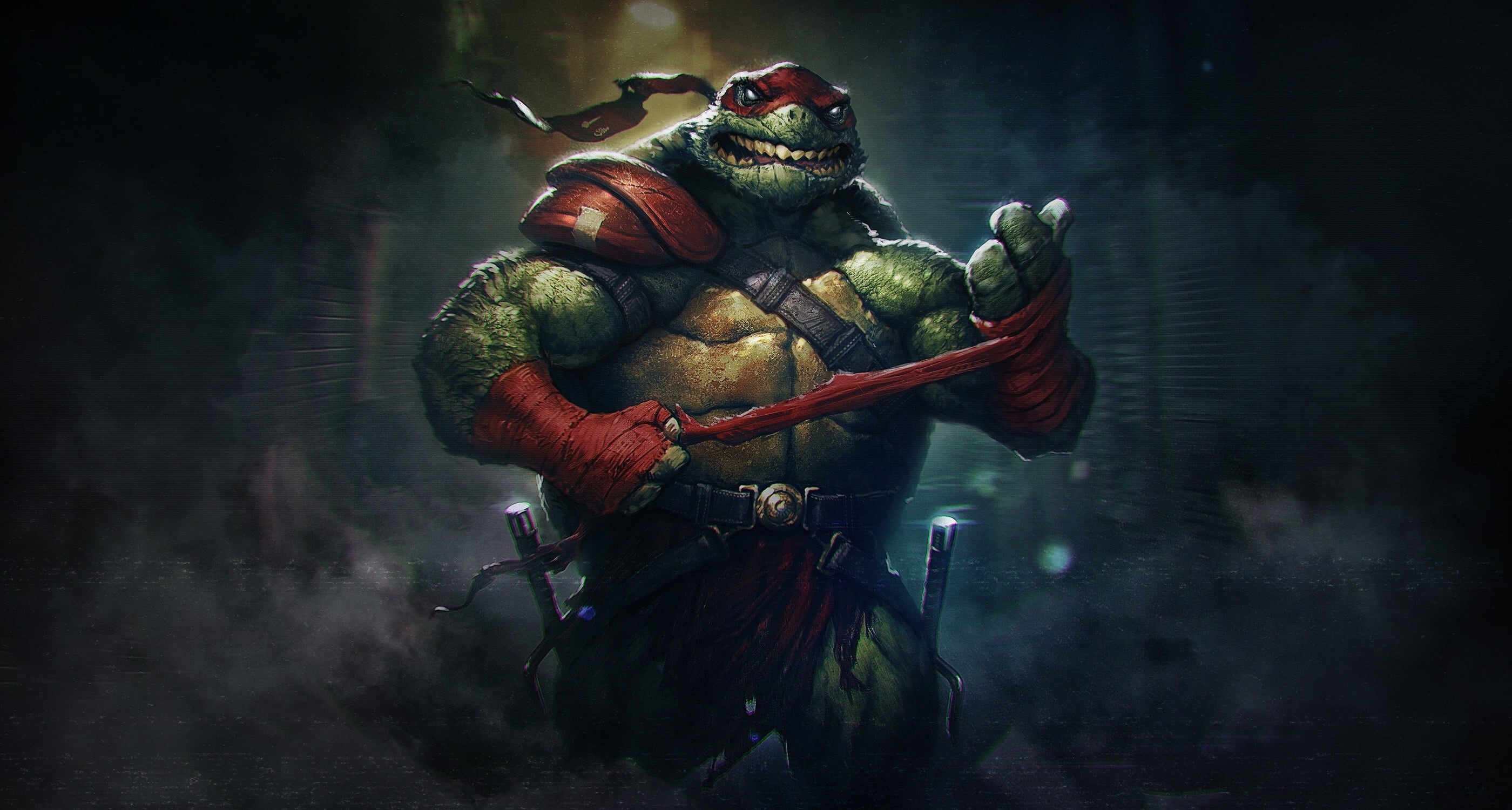 2K, Teenage Mutant Ninja Turtles, Raphael (TMNT), HD Wallpaper