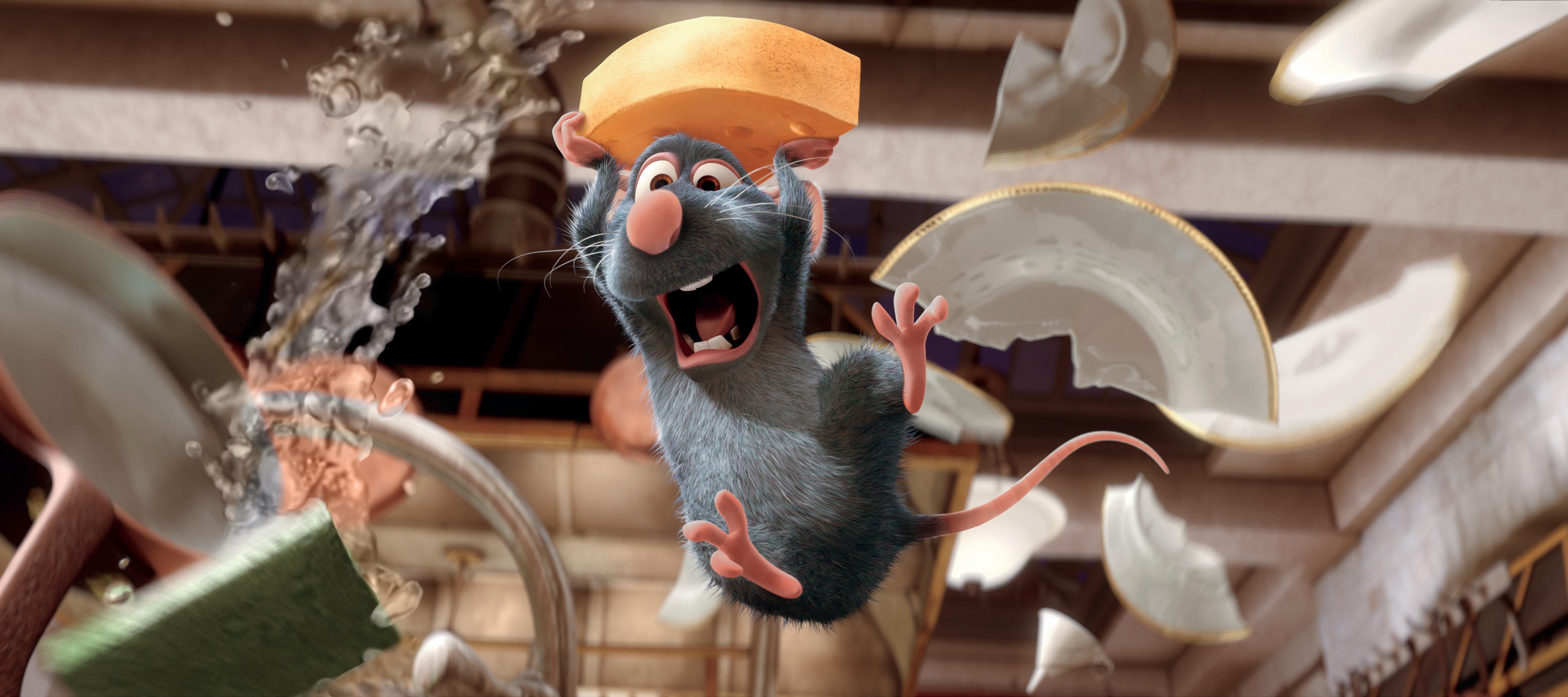 mouth, domestic Animals, decoration, hat, headshot, working, mouse, two people, architecture, one animal, mammal, disney, backgrounds, indoors, humor, headwear, HD Wallpaper