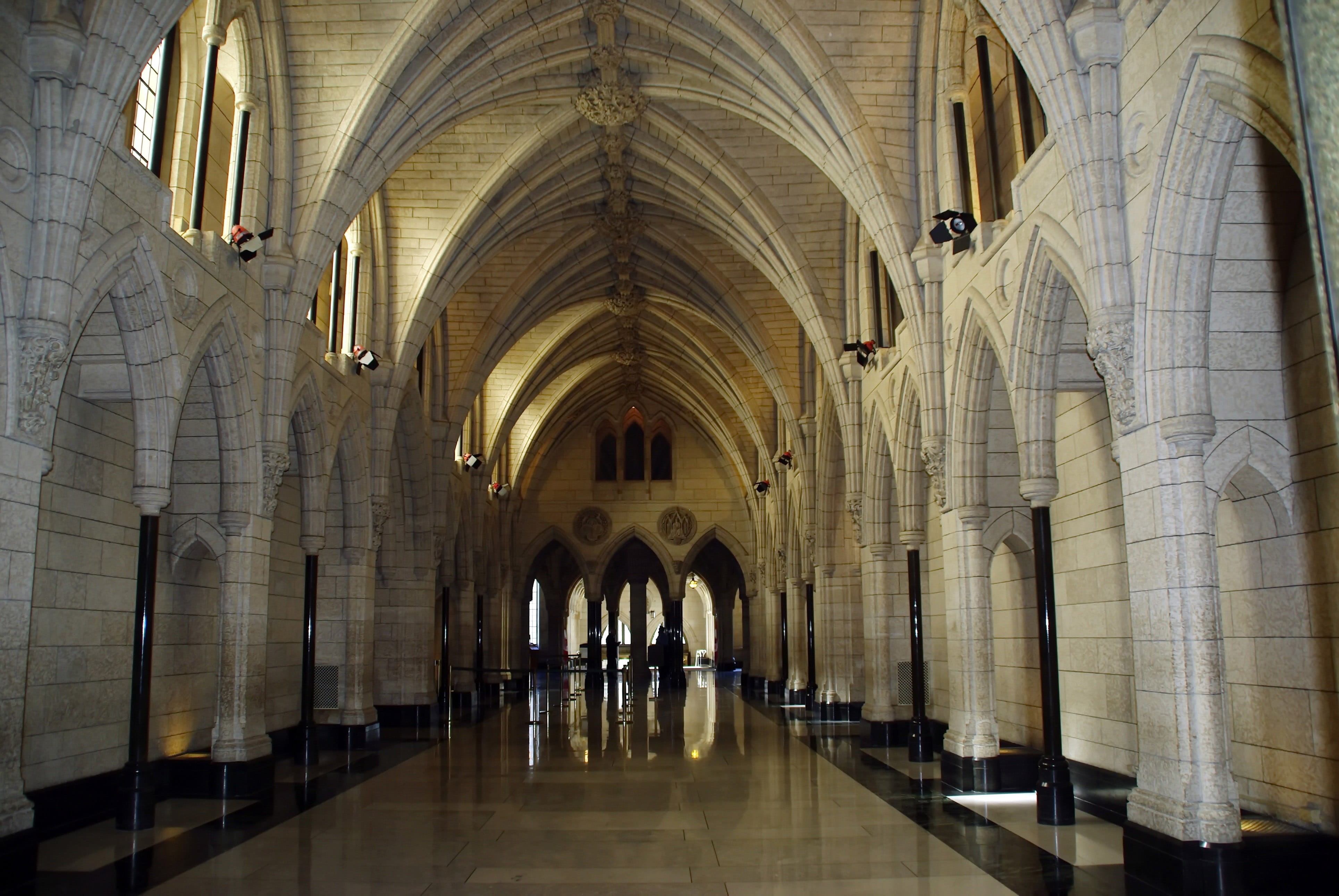 places Of Worship, arches, tiled floor, Canada, flooring, architecture and art, architectural column, ontario, photos, indoors, arcade, Corridors, colonnade, HD Wallpaper