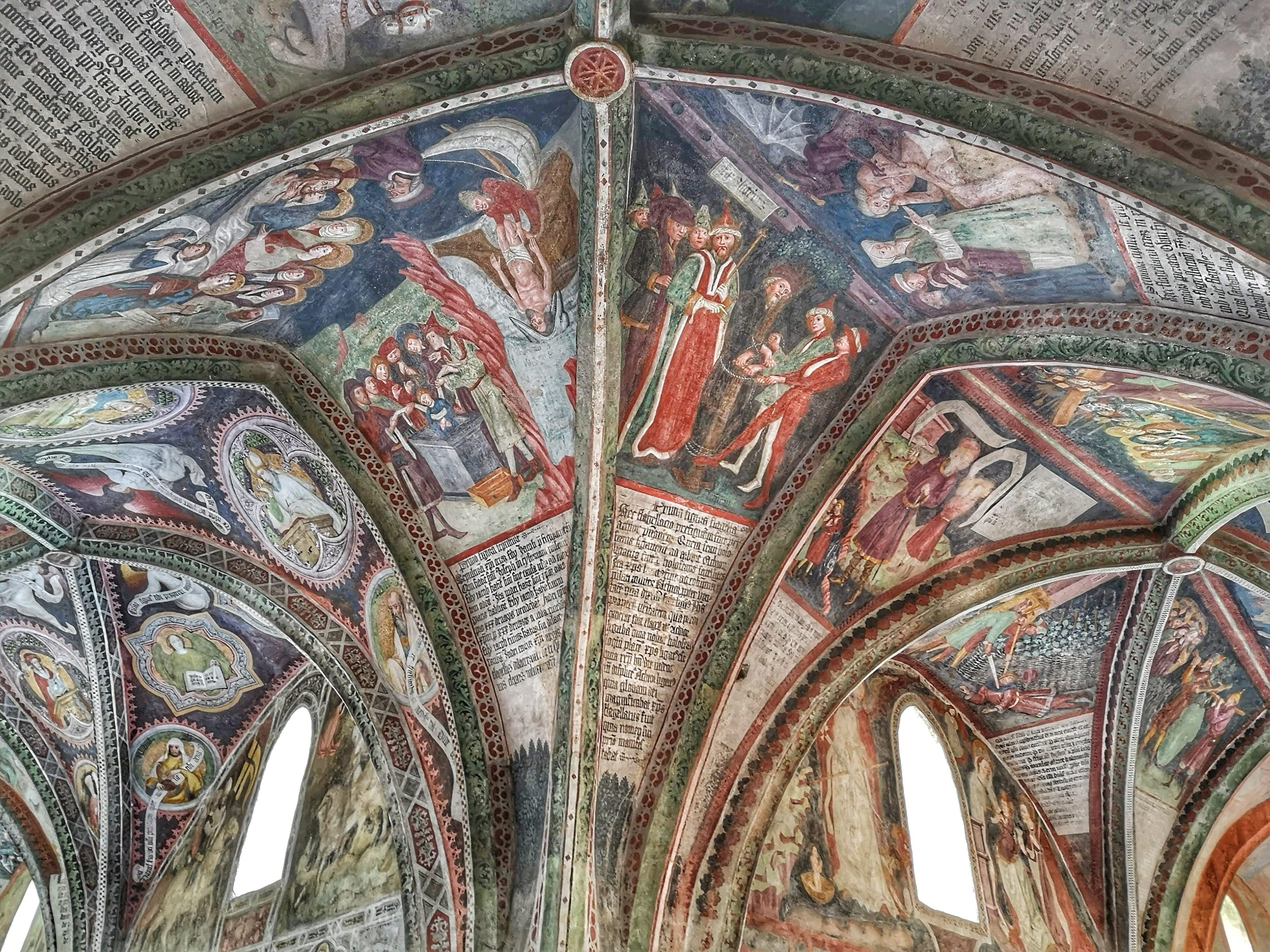 built structure, paintings, place of worship, art, indoors, duomo, 2K, portici, low angle view, italy, the nave, belief, architecture, building, church, HD Wallpaper
