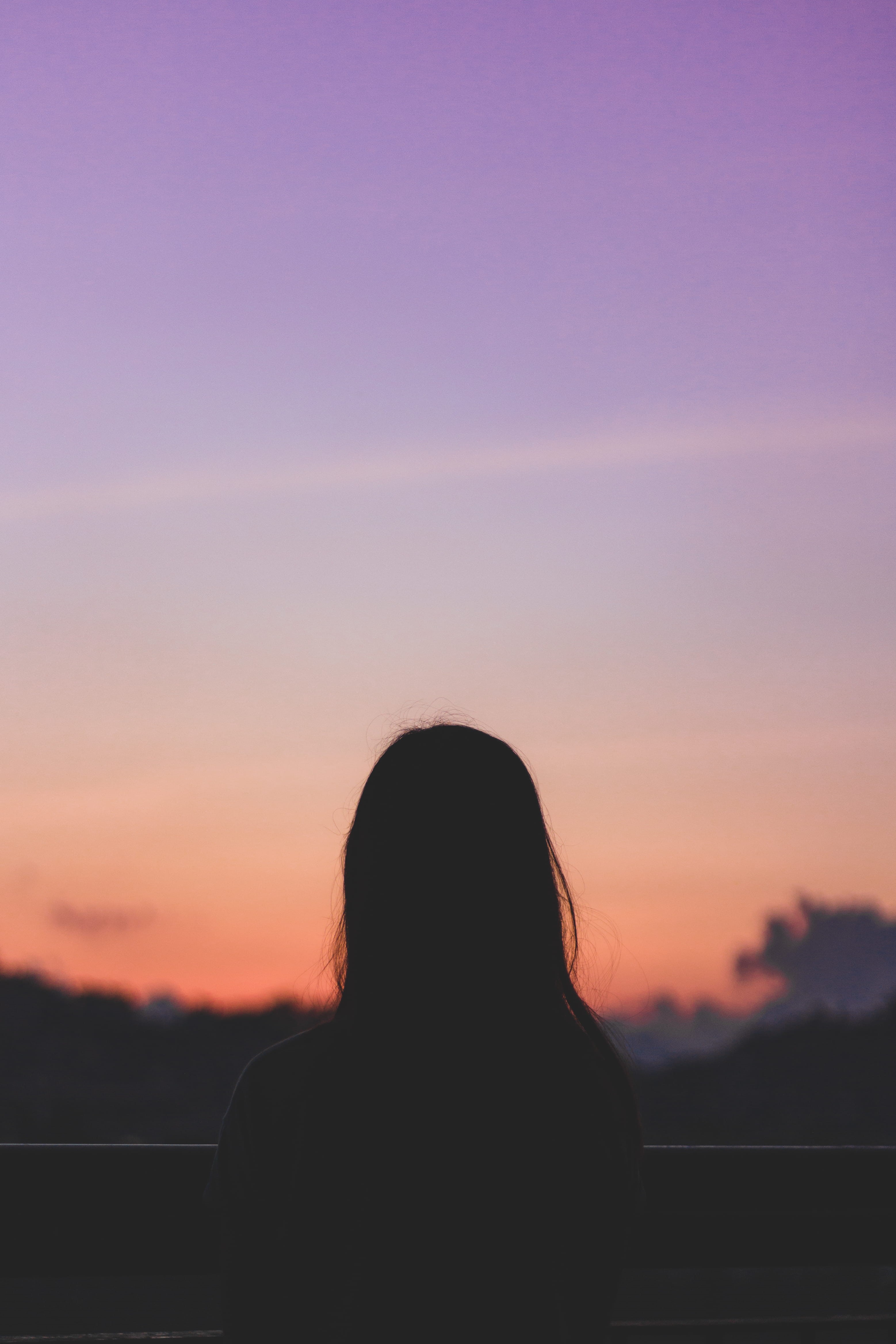 flare, sunset, silhouette, photo, dusk, sunlight, long hair, women, real people, philippines, nature, red sky, hair, purple, scenics - nature, human, sunrise, Phone HD Wallpaper