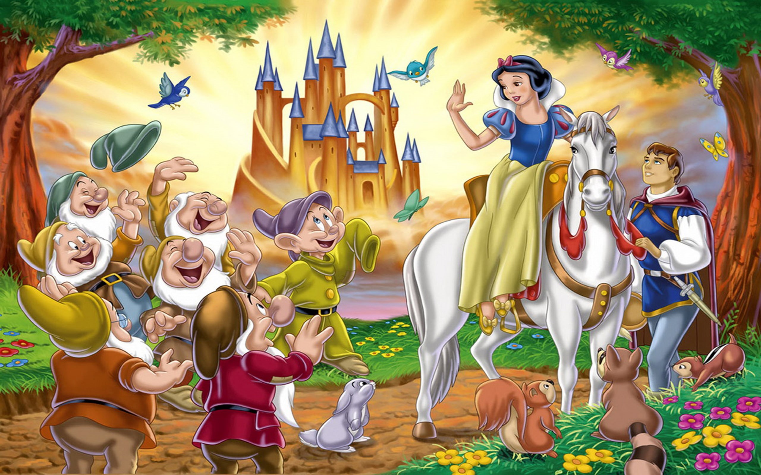 goodbye, dwarfs, seven, living, end, men, hd, 2K, happily, lives, florian, white, snow, saying, prince, HD Wallpaper