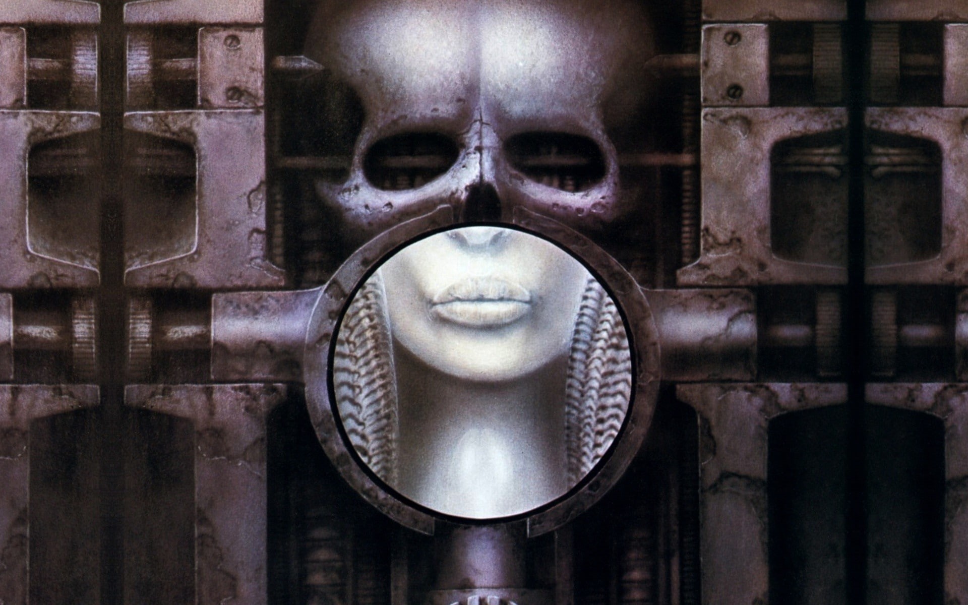 1080P, Giger, Hr, brain, HD Wallpaper