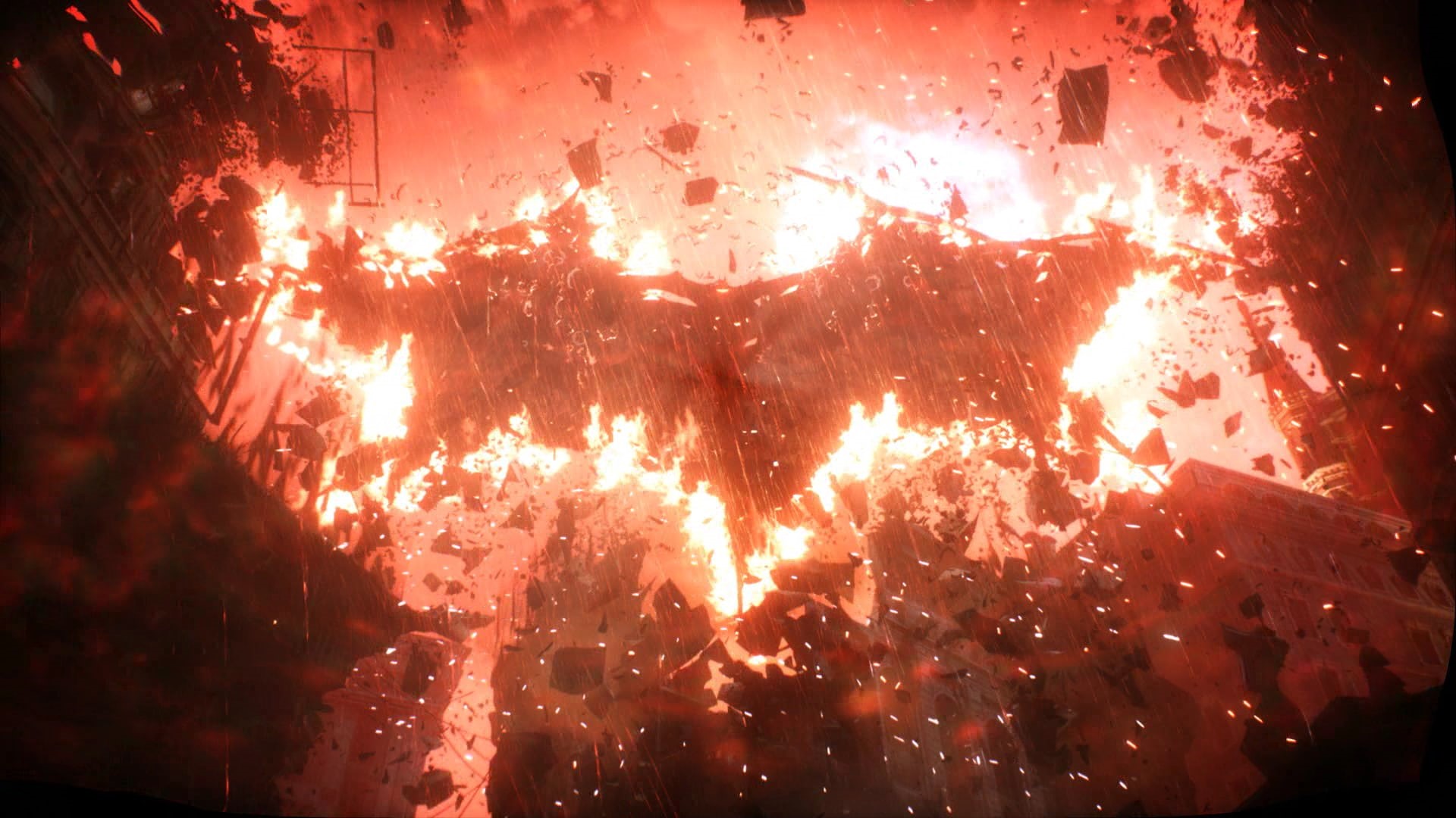 Rocksteady Studios, fire - natural phenomenon, Batman: Arkham Knight, night, motion, flame, event, close-up, no people, fire, outdoors, video games, heat - temperature, HD Wallpaper