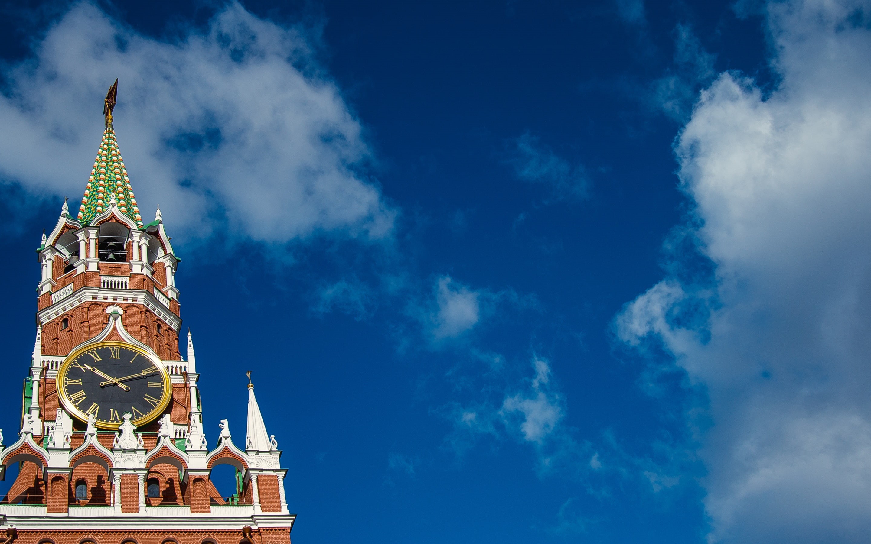 moscow, clouds, russia, kremlin, architecture, sky, 2K, HD Wallpaper