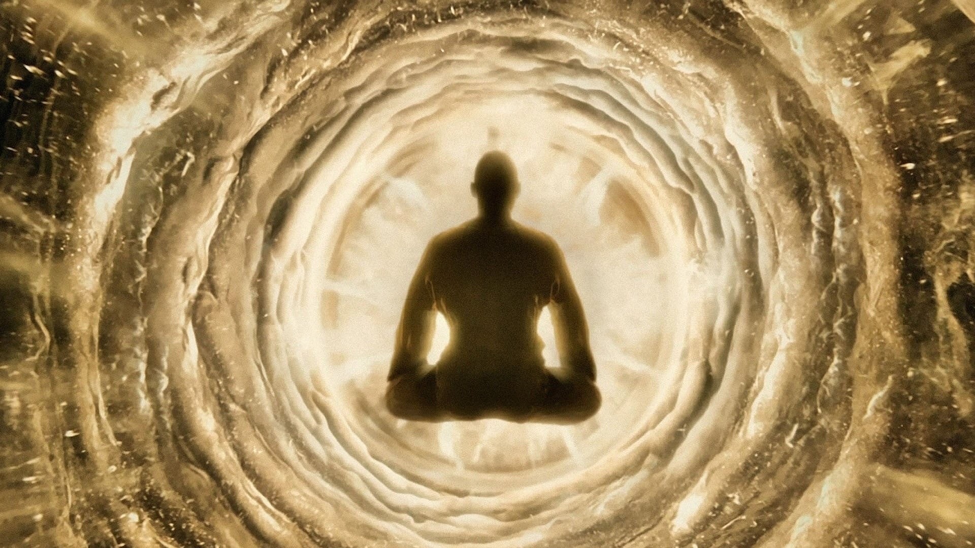 movies, concentric, motion, one person, meditating, rippled, day, 1080P, abstract, standing, nebula, clip, meditation, close-up, The Fountain, outdoors, HD Wallpaper