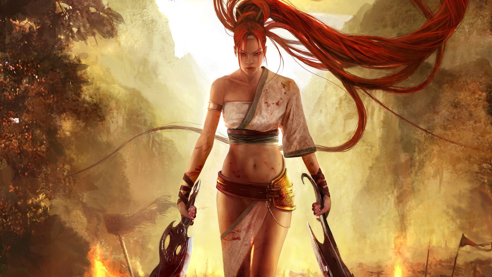 video games, 1080P, Heavenly Sword, fantasy art, HD Wallpaper