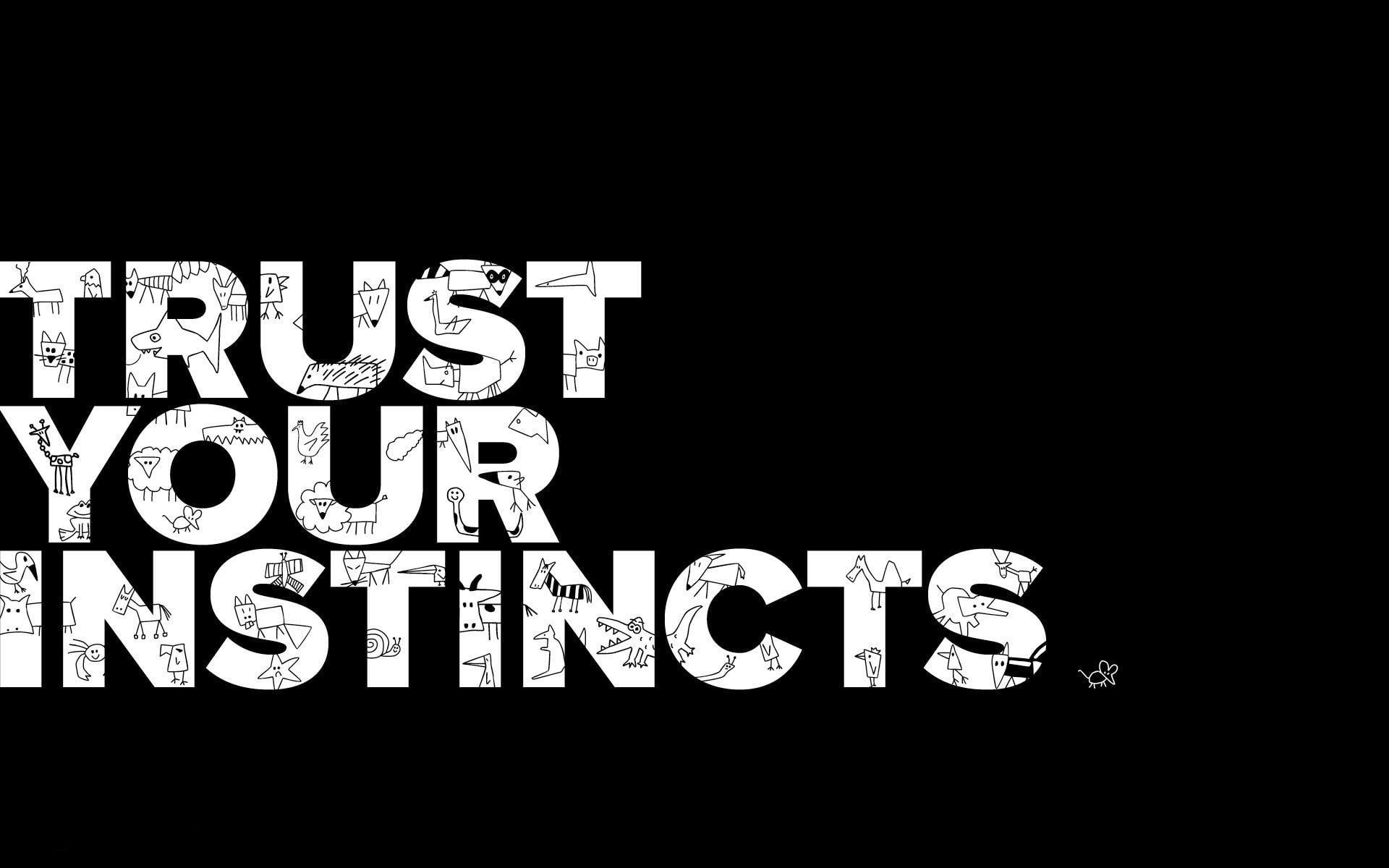 black, background, communication, trust, instincts, black Color, sign, studio shot, copy space, single Word, business, illuminated, indoors, decor, concepts, HD Wallpaper