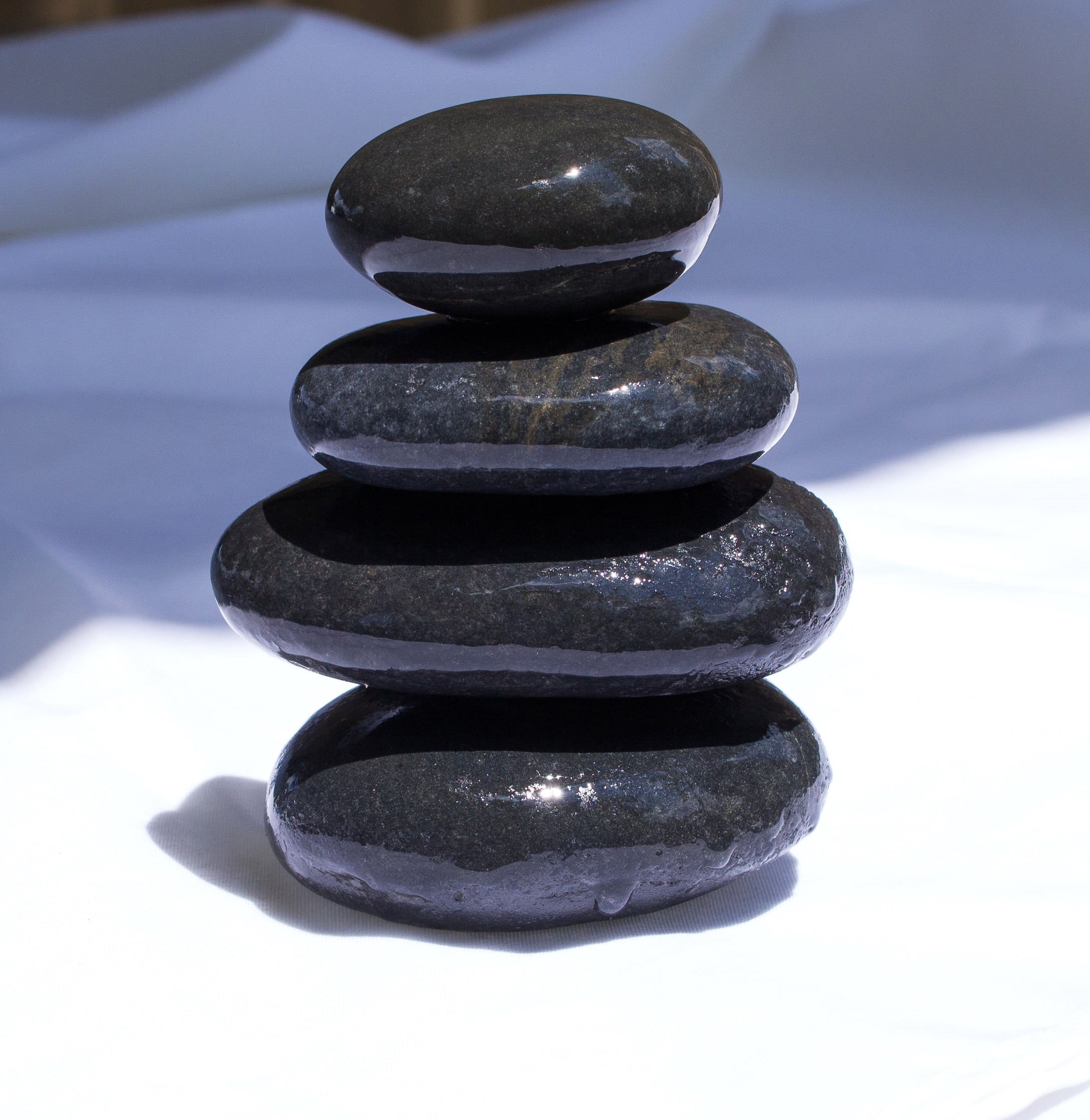 1080P, healthy lifestyle, shape, no people, still life, black, solid, rock - Object, stability, rock, stone, feng shui, zen-like, balance, close-up, pebble, Phone HD Wallpaper