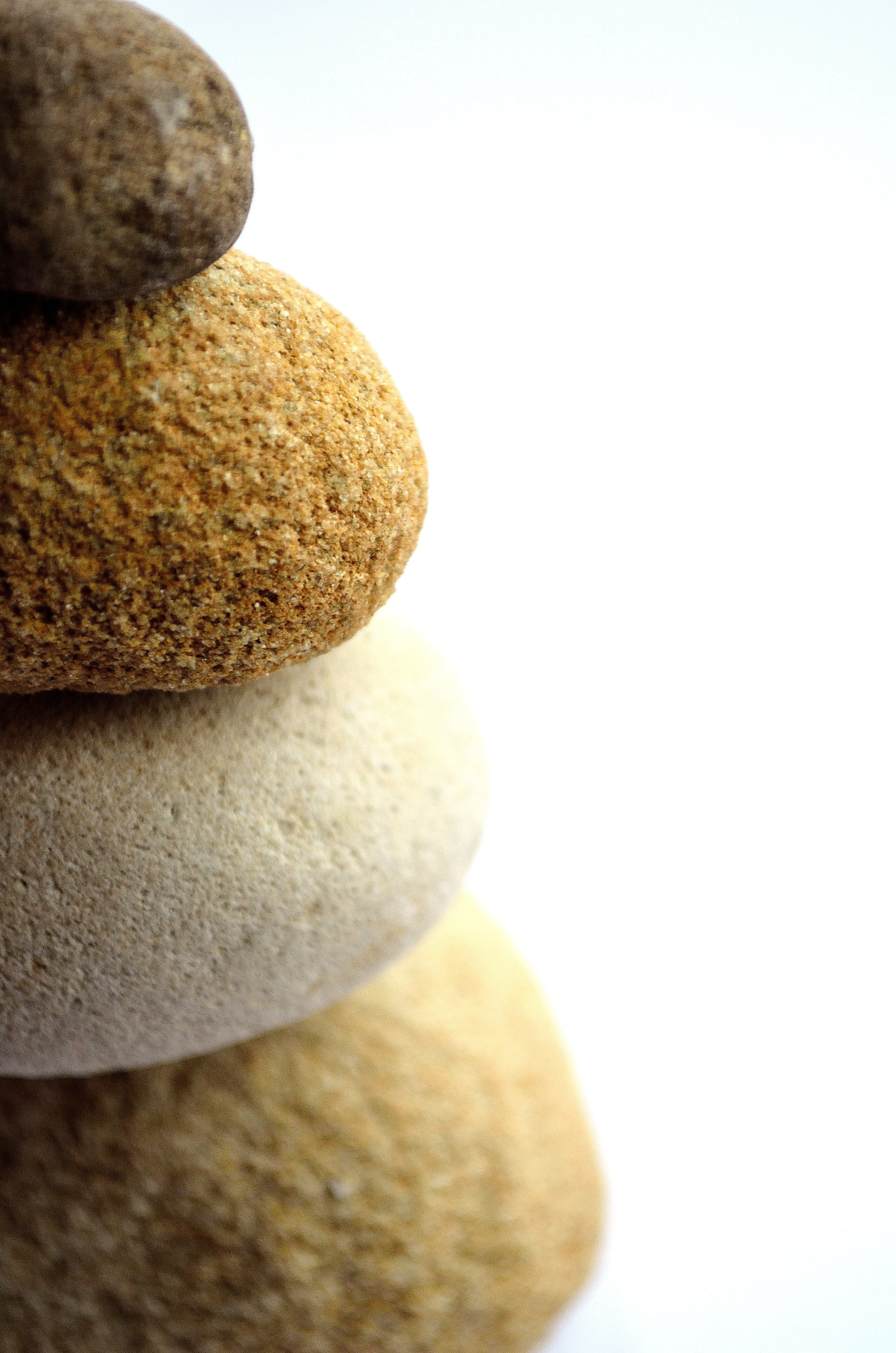 peace, zen-like, stones, nature, stone - Object, alternative, 4K, macro, copy space, rock - object, pebble, luxury, balance, no people, close-up, solid, Phone HD Wallpaper