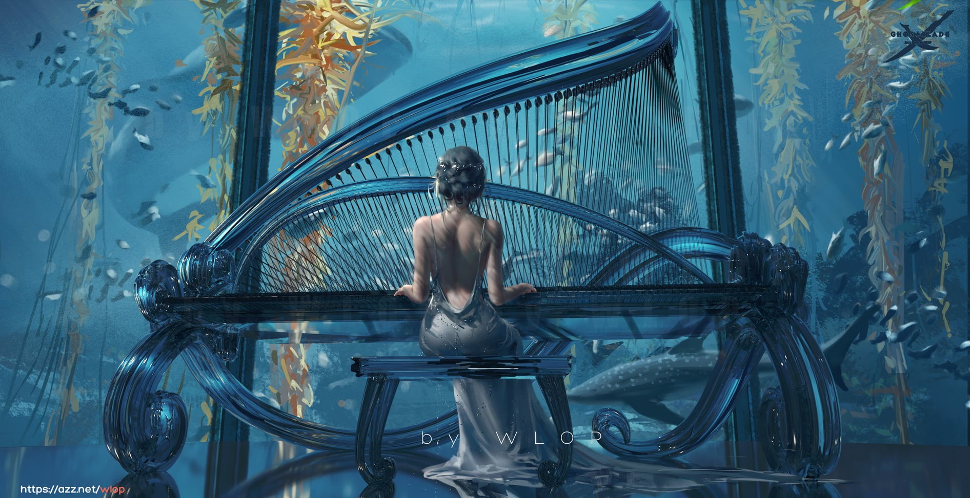water, 720P, WLOP, HD Wallpaper