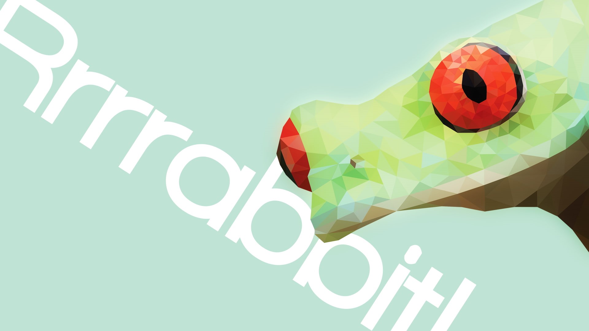 frog, simple background, simple, Red-Eyed Tree Frogs, 1080P, low poly, digital art, animals, artwork, HD Wallpaper