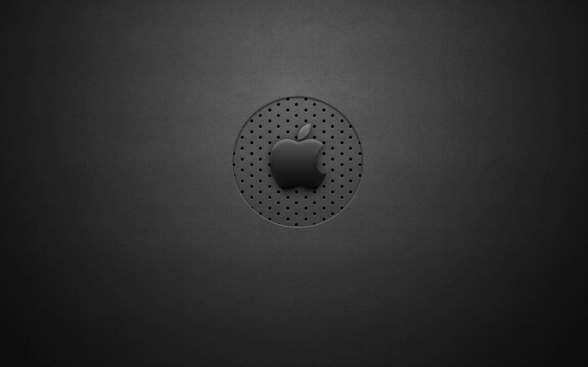 apple, logo, 1080P, dark, shade, HD Wallpaper