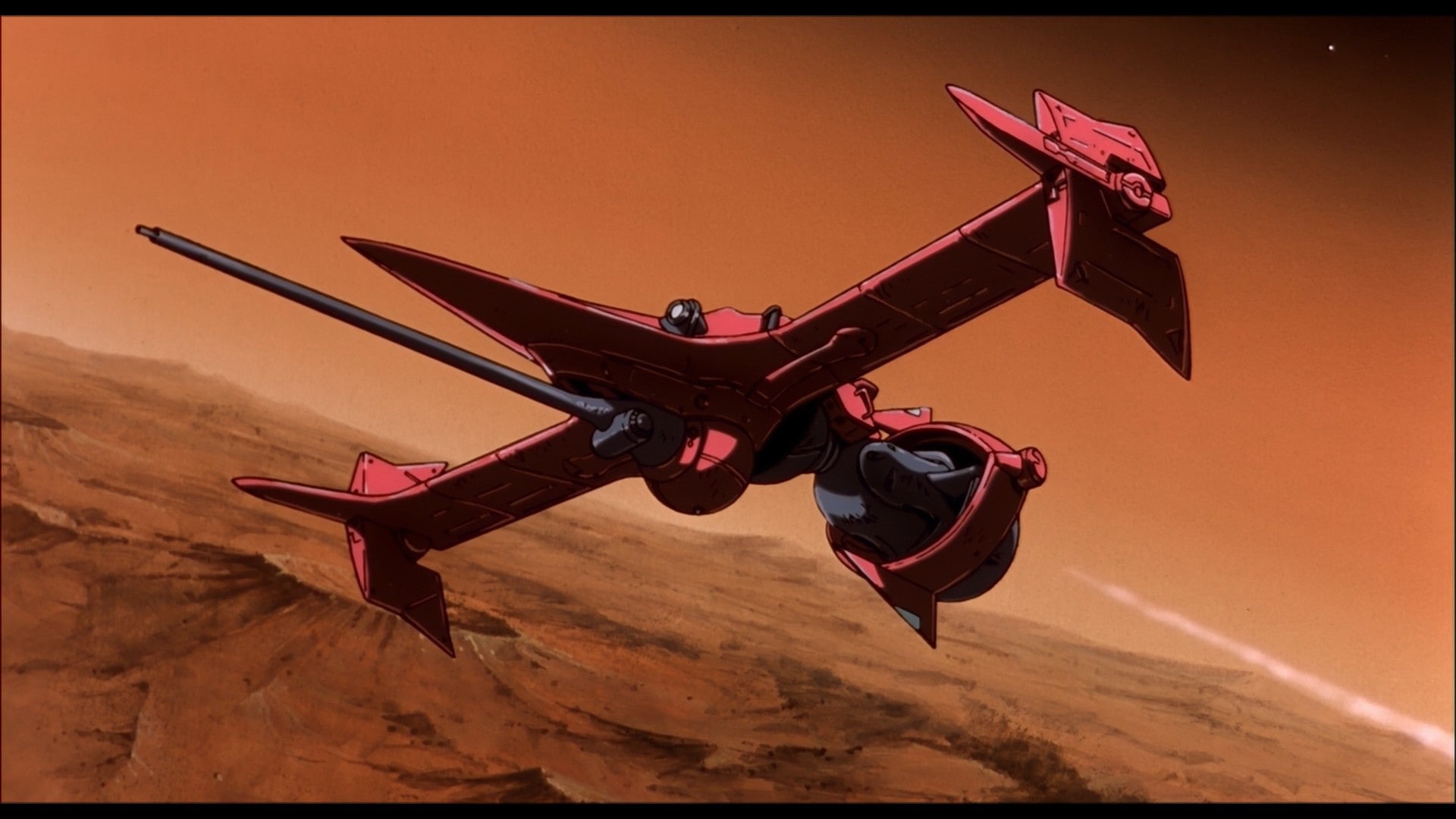 transportation, outdoors, sunset, airplane, on the move, mode of transportation, anime, plane, air vehicle, no people, 1080P, Cowboy Bebop, aircraft wing, HD Wallpaper