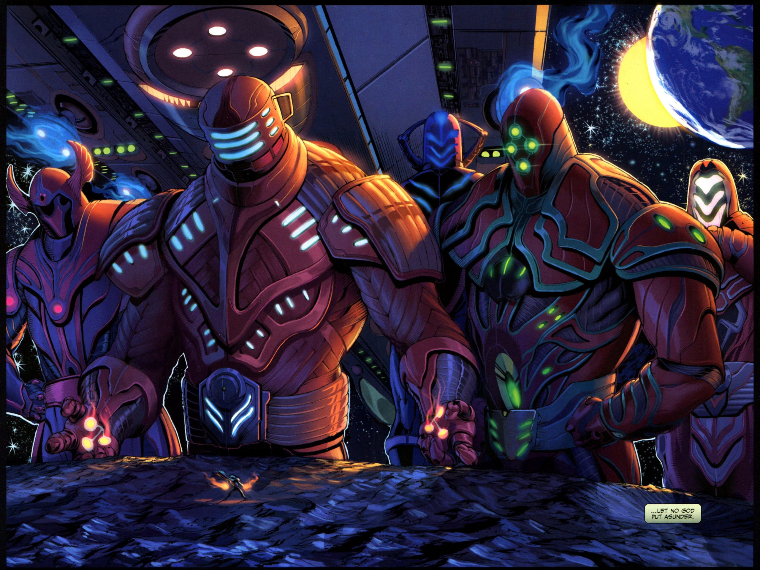 2K, Dr Doom Vs. Celestials, Celestials, Comics, HD Wallpaper
