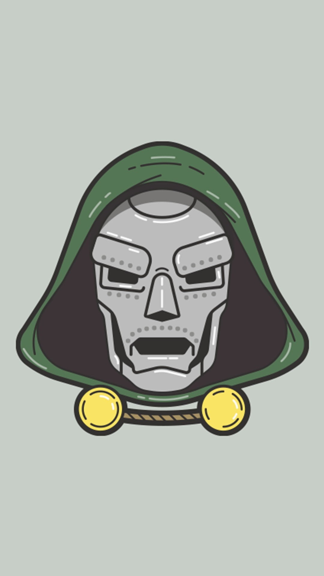 1080P, Dr. Doom, superhero, Phone HD Wallpaper