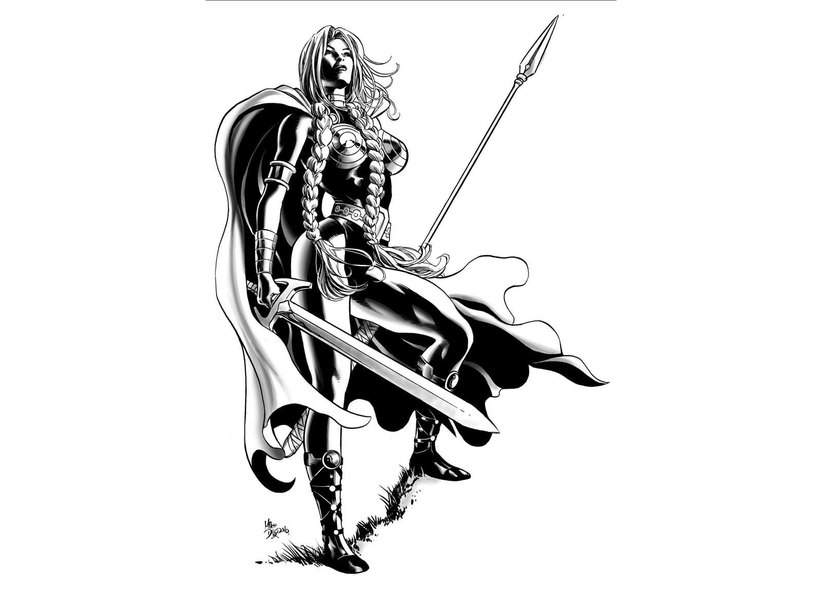 Valkyrie (Marvel Comics), Secret Avengers, 720P, Comics, HD Wallpaper