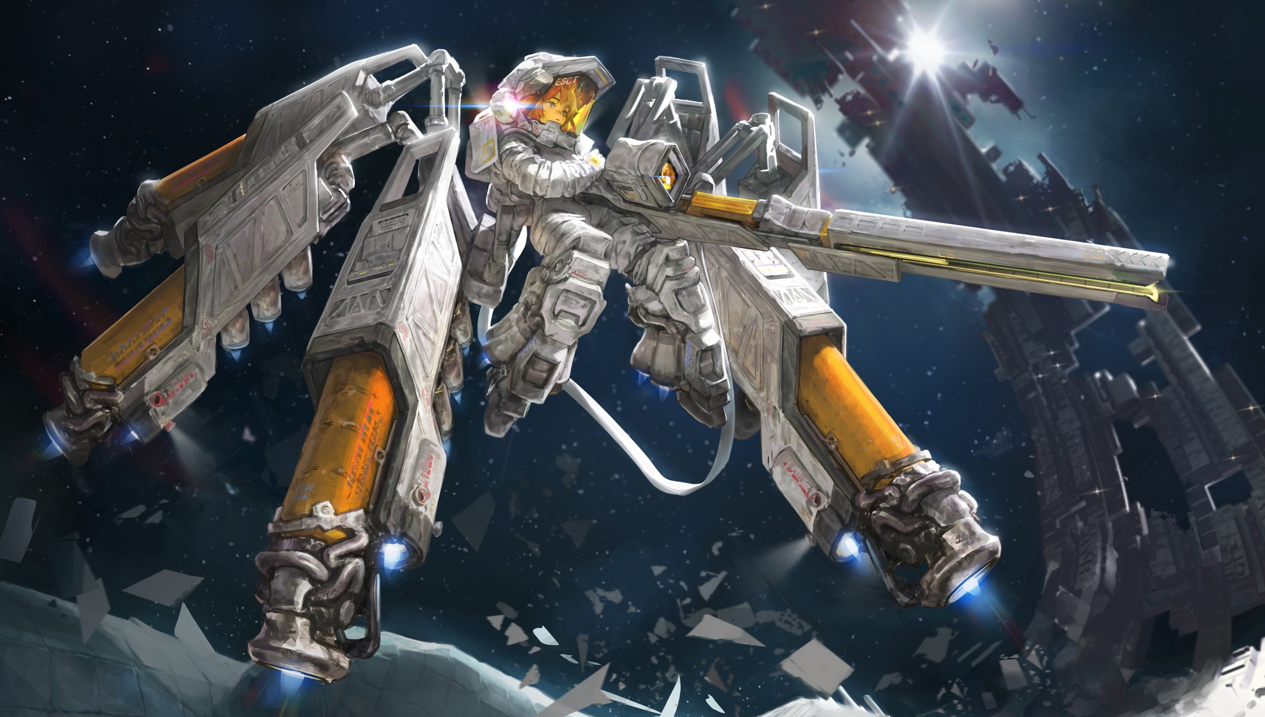 robot, 4K, Space Valkyrie, comics, Marvel Comics, science fiction, AGOTO, HD Wallpaper