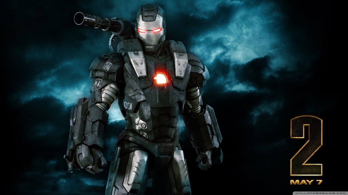 gun, weapon, warning sign, male likeness, representation, illuminated, Iron Man, military, human representation, no people, iron, conflict, war, work helmet, HD Wallpaper