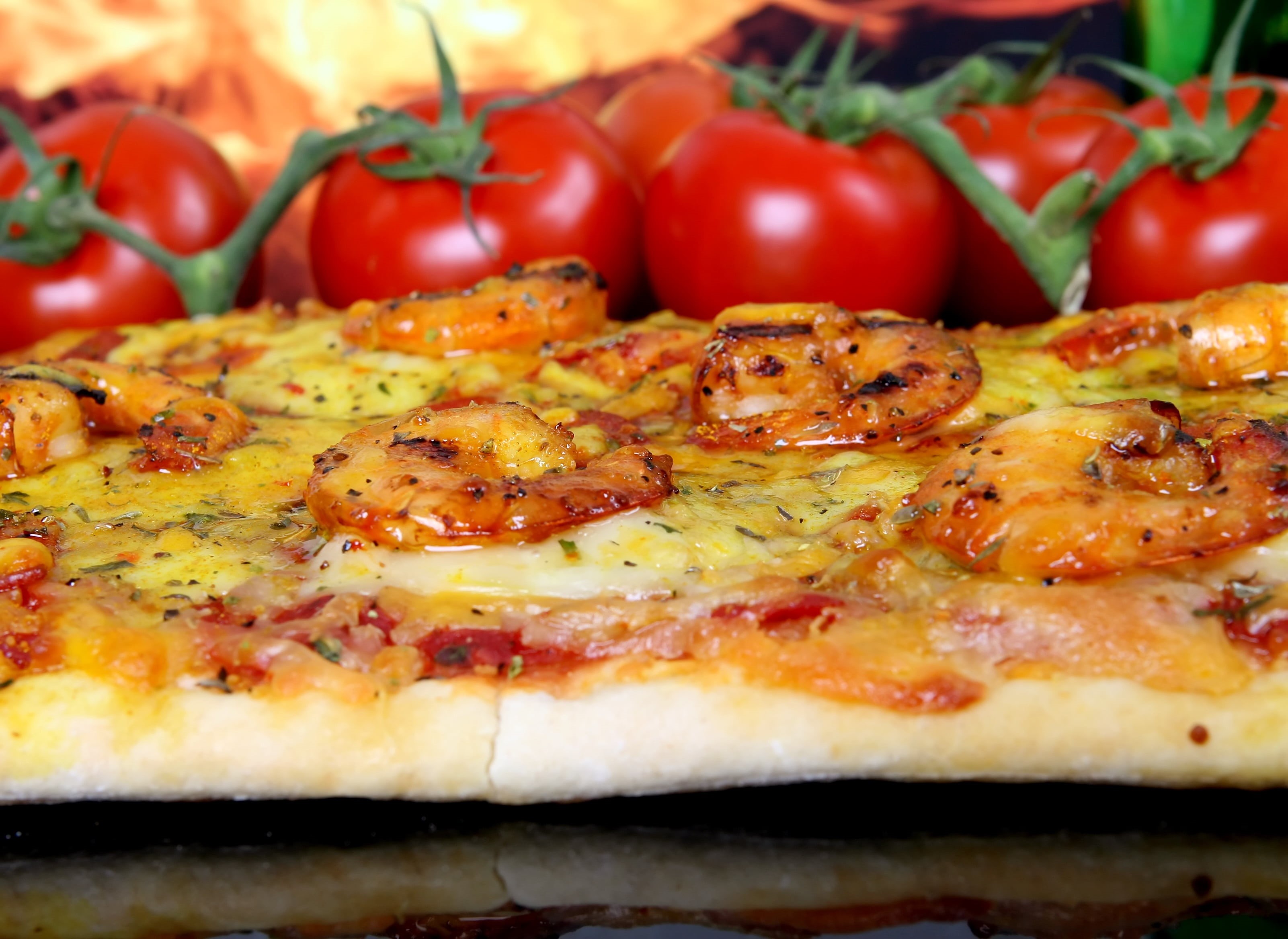 tiger, restaurant, freshness, baked, healthy eating, tomato, indoors, close-up, rose, pepperoni, scallops, fast food, food, king, sea, 2K, tropical, weight, HD Wallpaper
