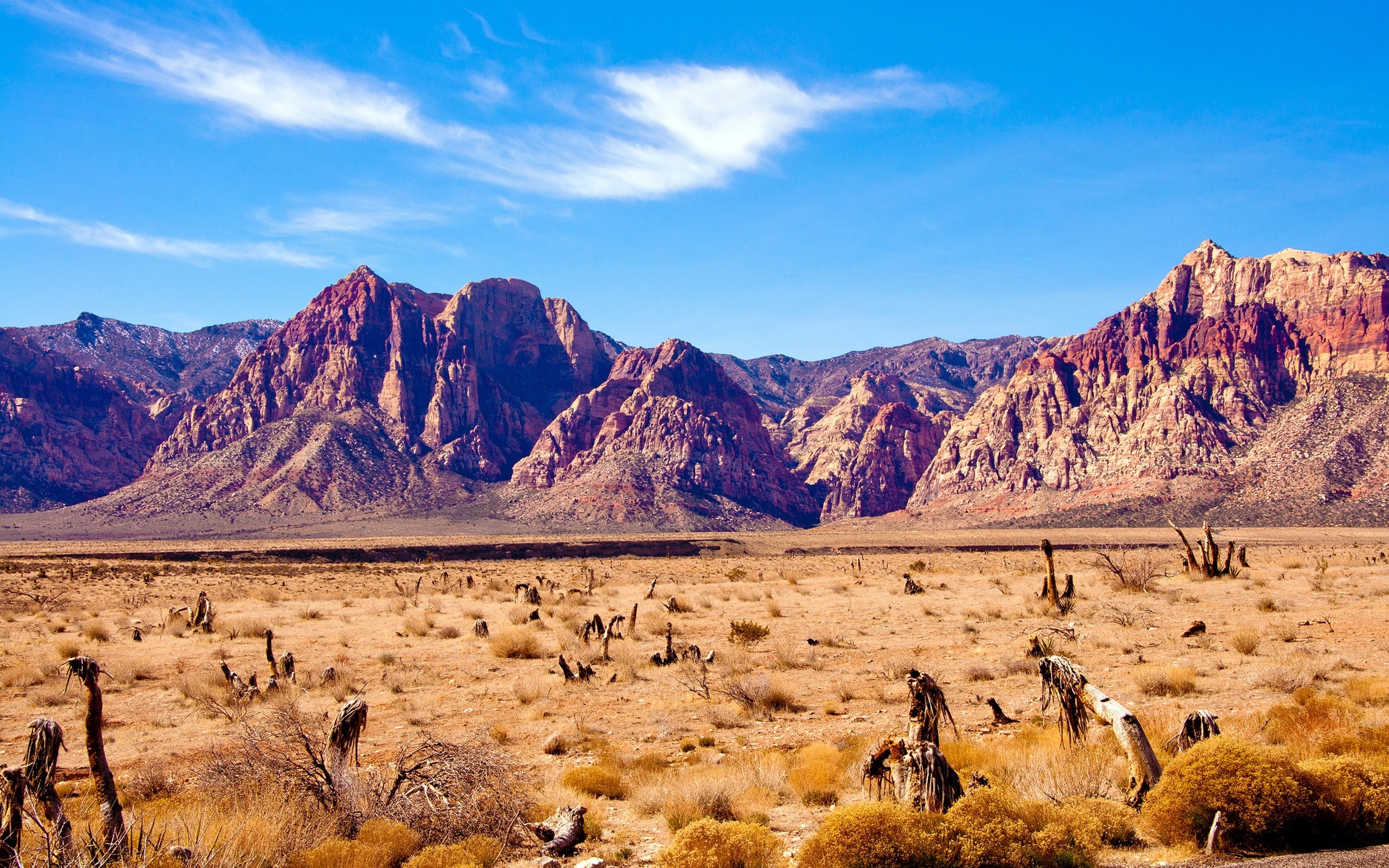 2K, rock, Nevada, Rocks, Red, Canyon, Desert, Mountains, HD Wallpaper