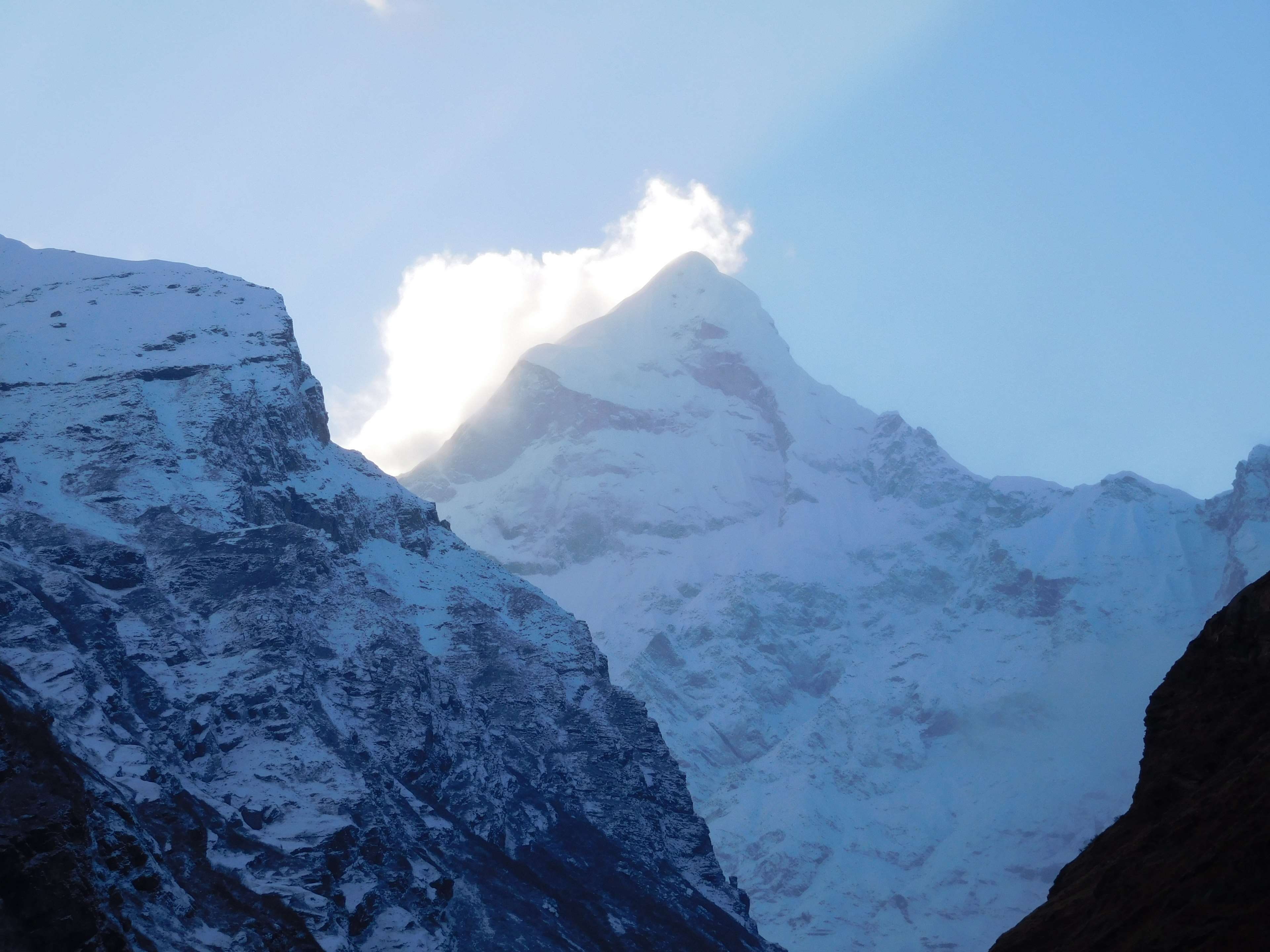 4K, scenics - nature, mountain, formation, snow, nature, cloud - sky, beauty in nature, non-urban scene, environment, day, no people, sky, tranquil scene, HD Wallpaper