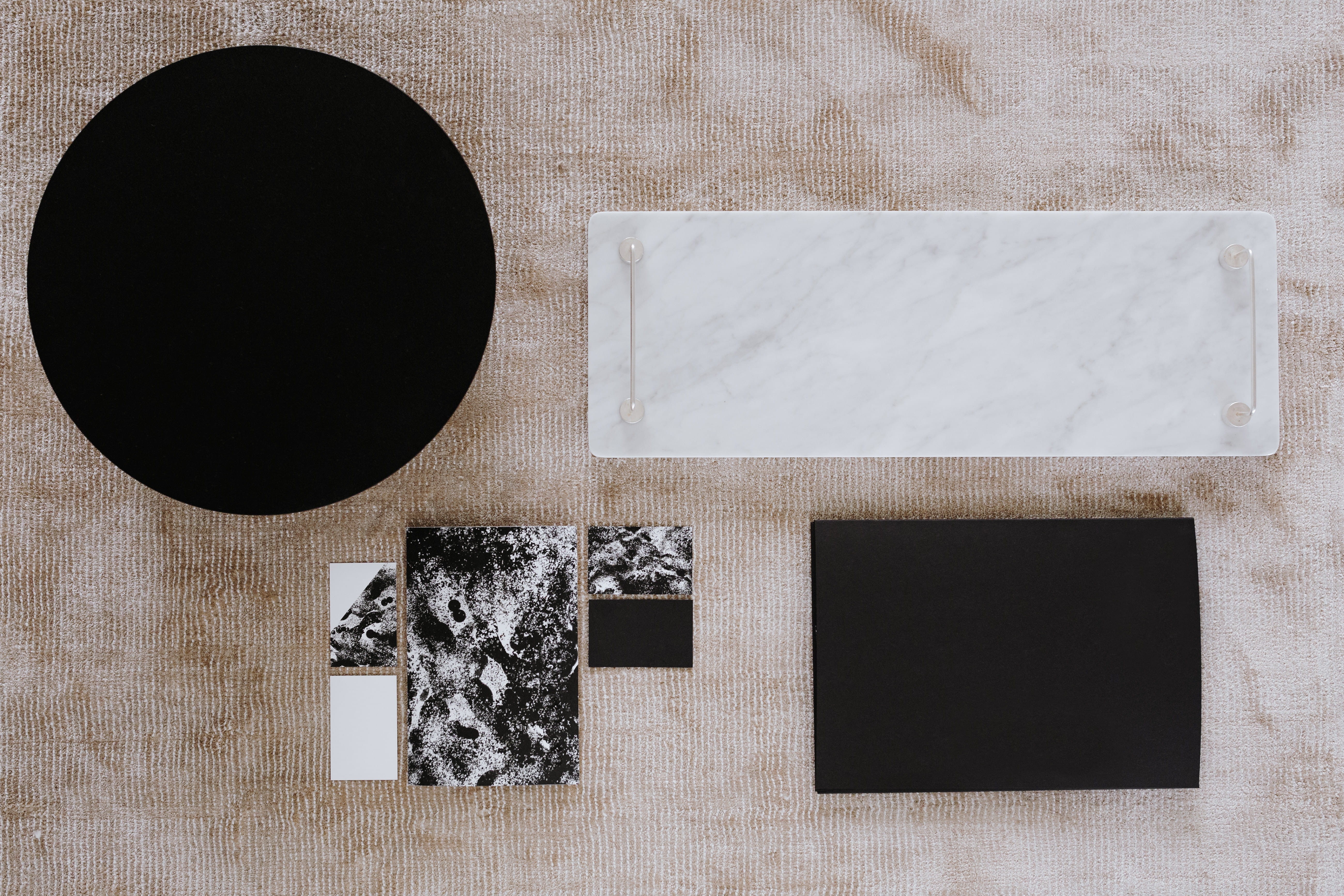 mock-up, 5K, paper, design, template, flyer, drink, brand, business, mockup, black color, no people, white, still life, copy space, gift, table, marble, HD Wallpaper