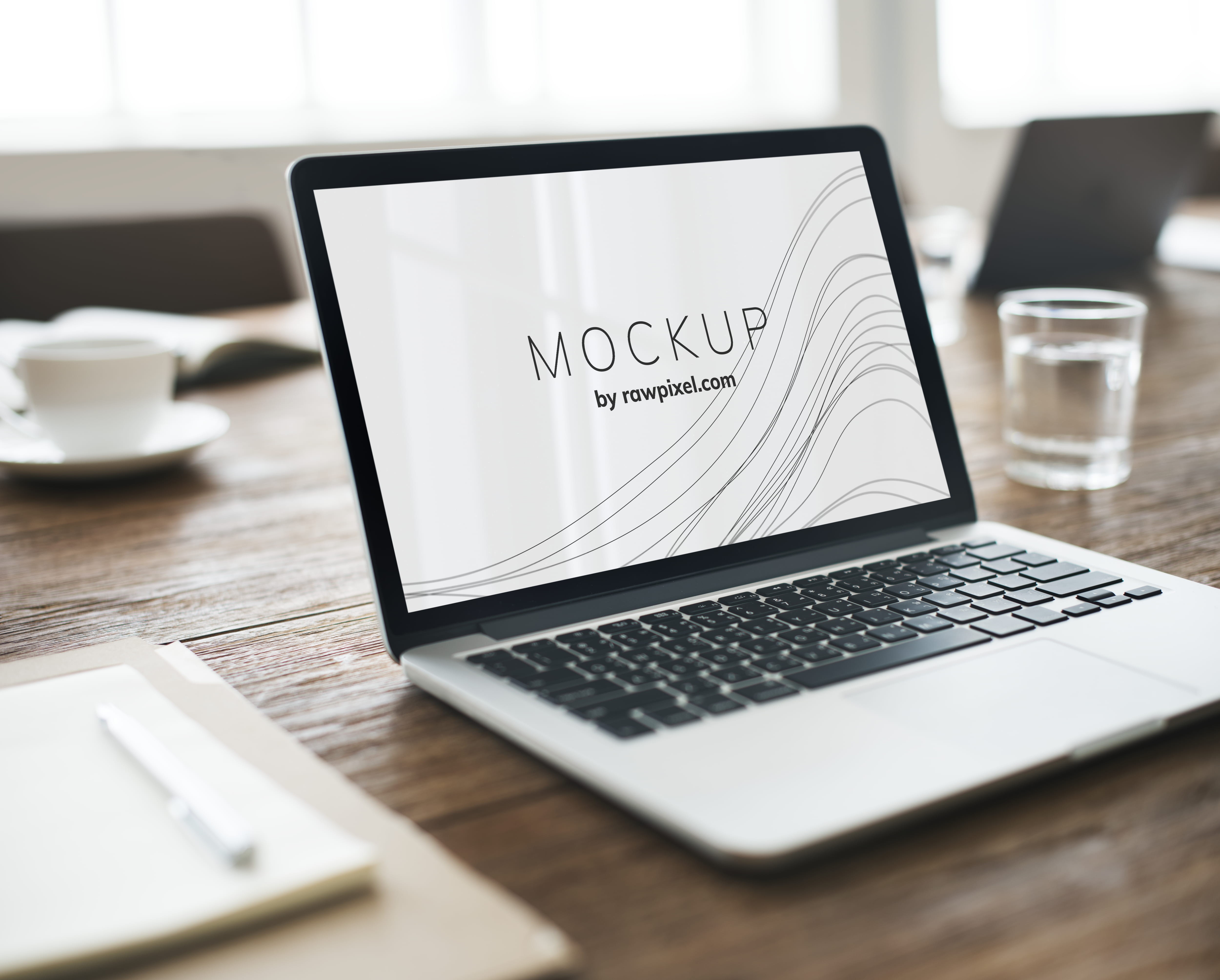 selective focus, furniture, technology, communication, laptop, no people, still life, computer network, business, internet, 4K, device, food and drink, HD Wallpaper