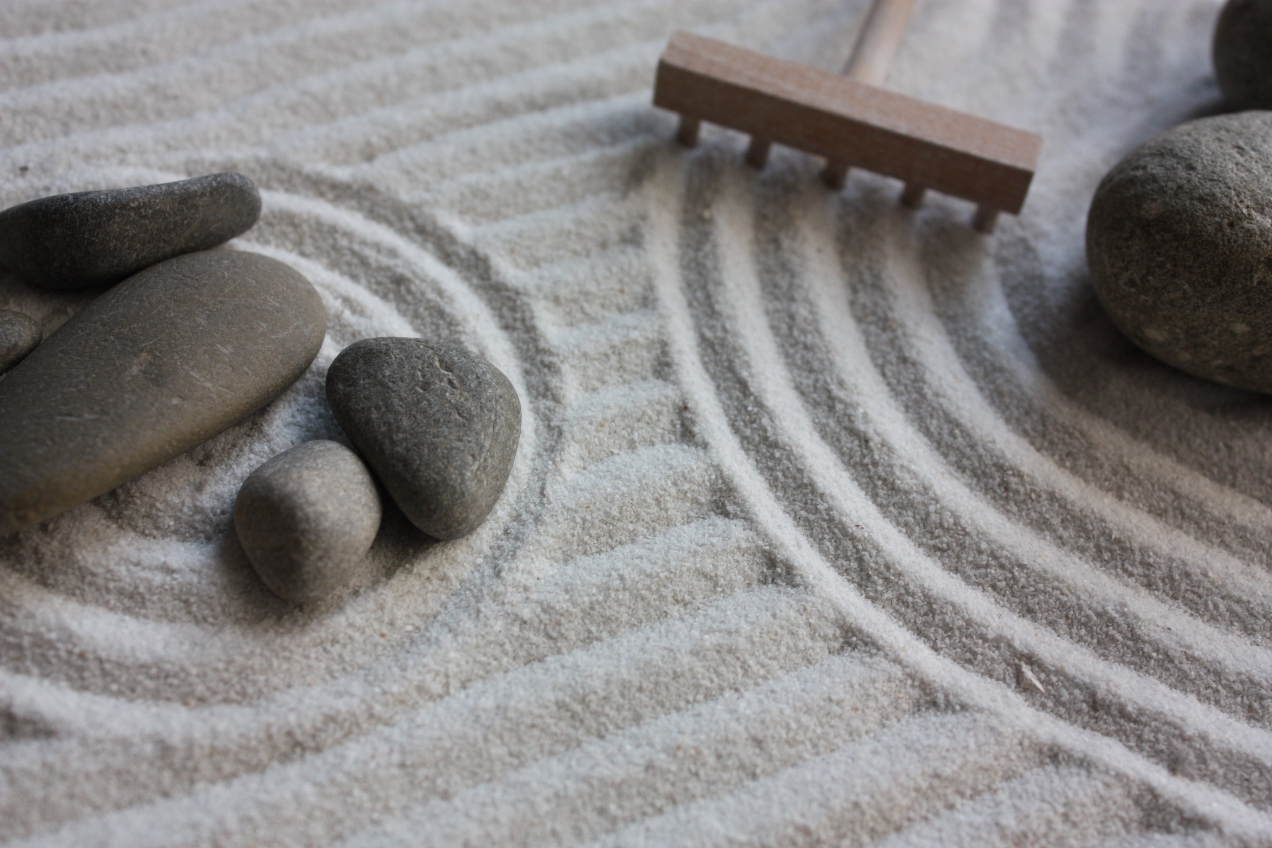 solid, gray, zen, rock, no people, pattern, towel, rock - object, textile, stones, zen-like, indoors, mock up, art and craft, garden, pebble, land, still life, HD Wallpaper